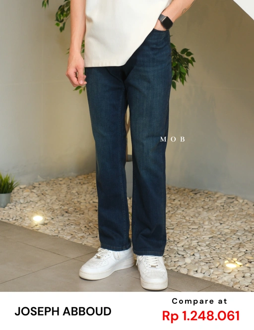 JAPT04001 Athletic Comfort Stretch Jeans Dark Blue