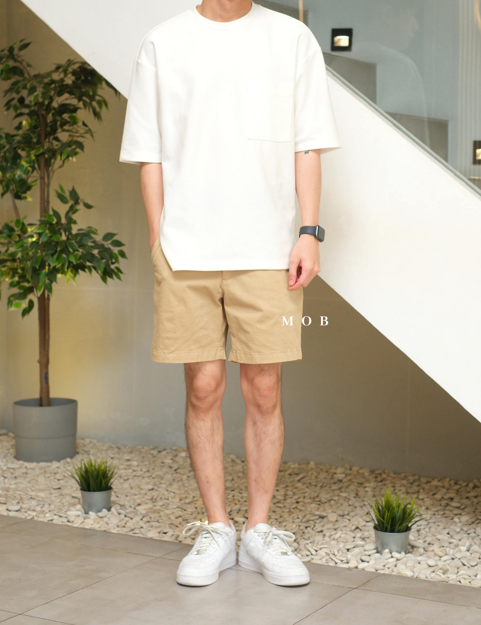 CBSSR05004 Chino Shorts Khaki (Inseam 7)