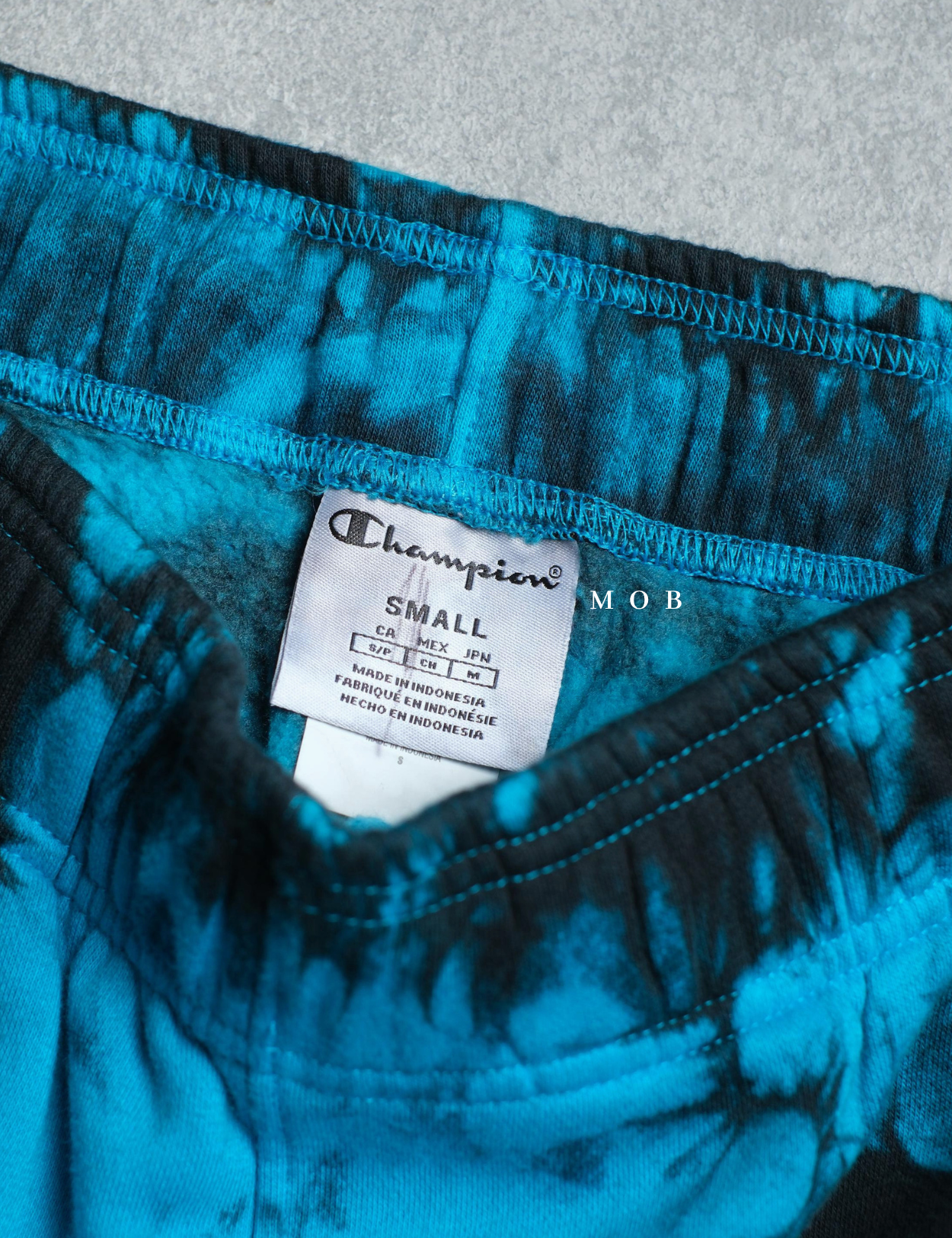 CHMPJP09001E Galaxy Tie Dye Jogger Blue Black