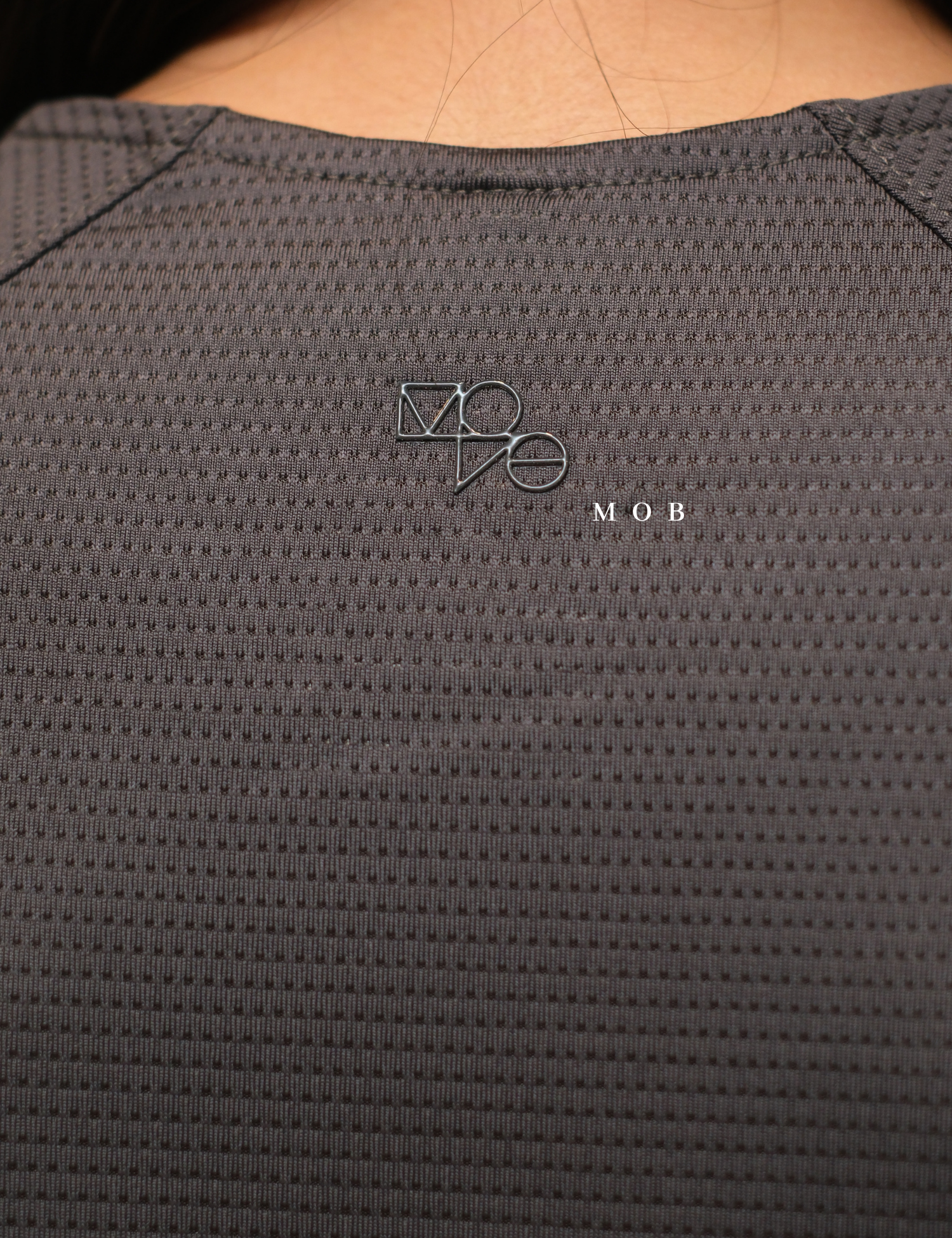 HNM01SST001-004 DryMove Mesh Sports SS Tee Grey