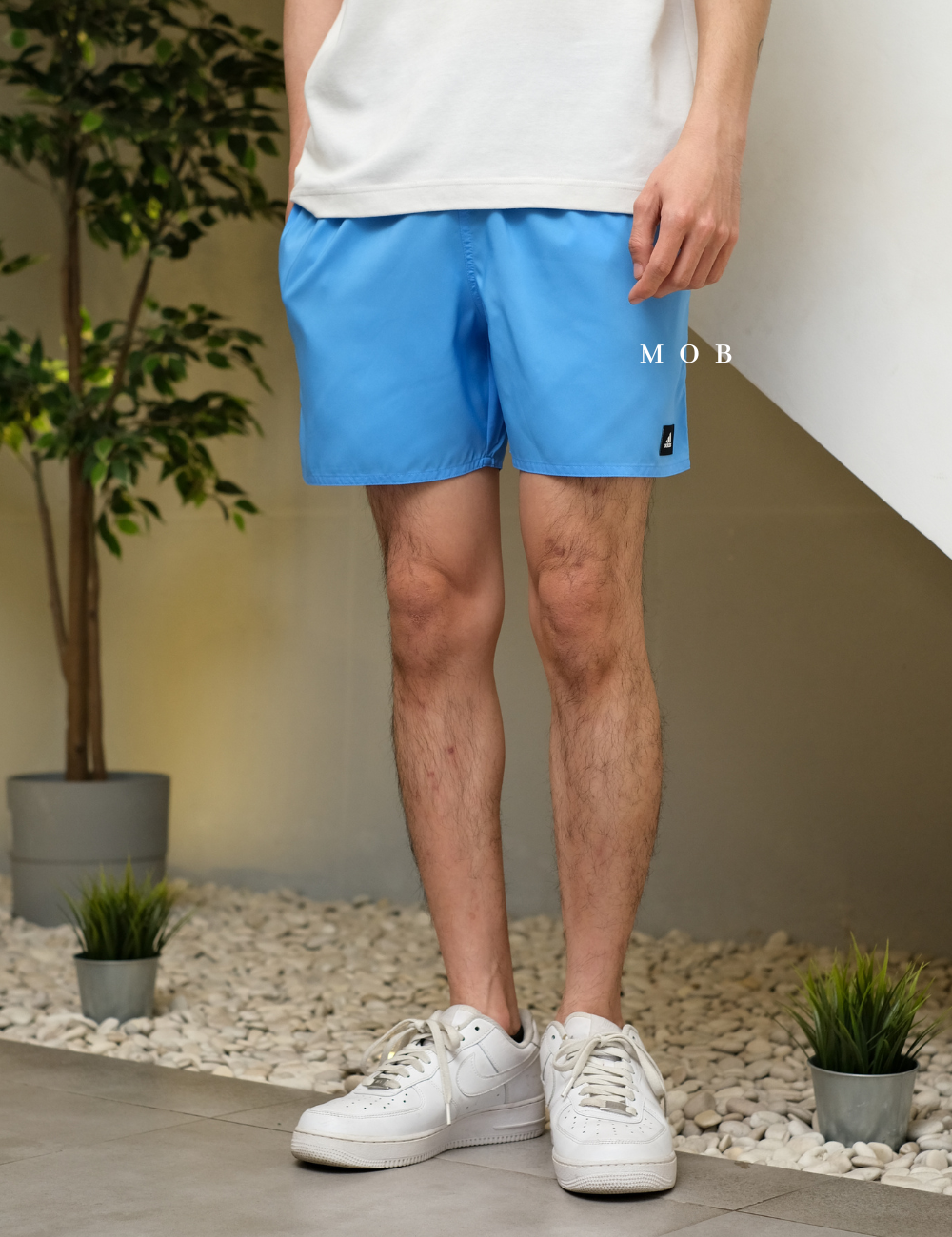 ADDSSR03001 Solid CLX Shorts Sky Blue