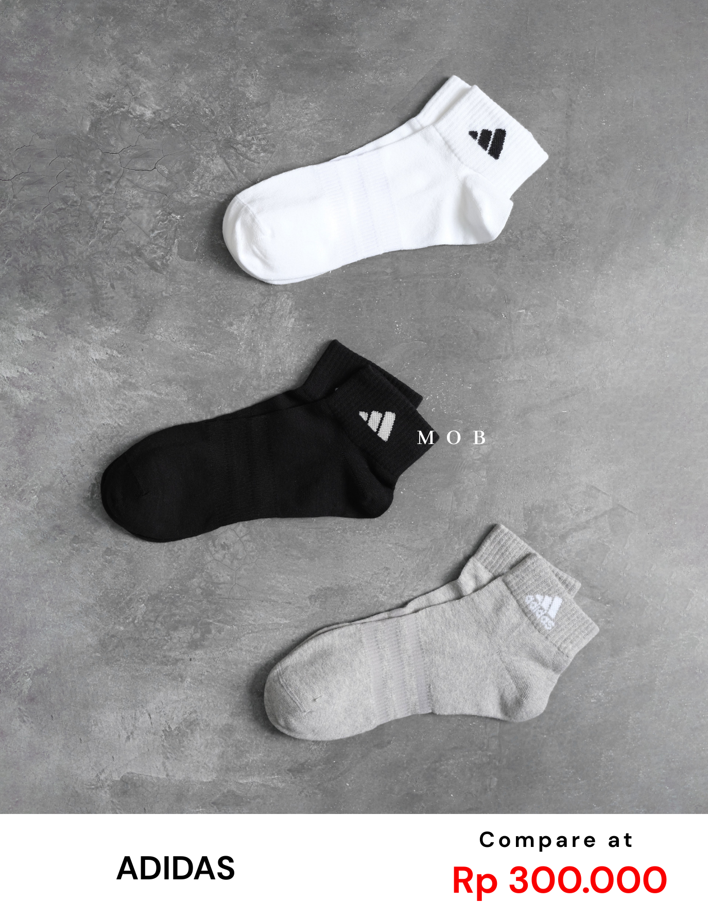 ADDSSO02003 Ankle Socks Type 3 (3 PASANG)