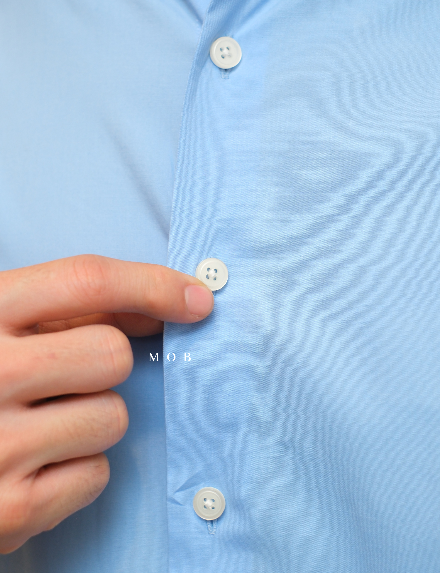 EXLSS07004 FITTED Stretch 1MX LS Shirt Light Blue