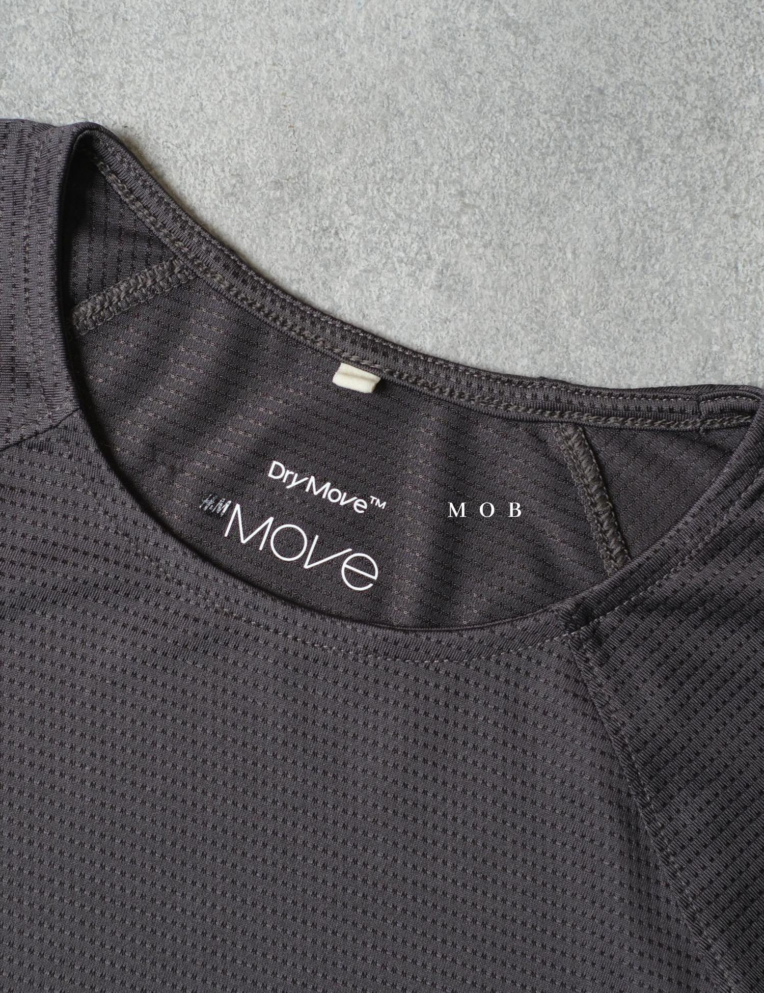 HNM01SST001-004 DryMove Mesh Sports SS Tee Grey