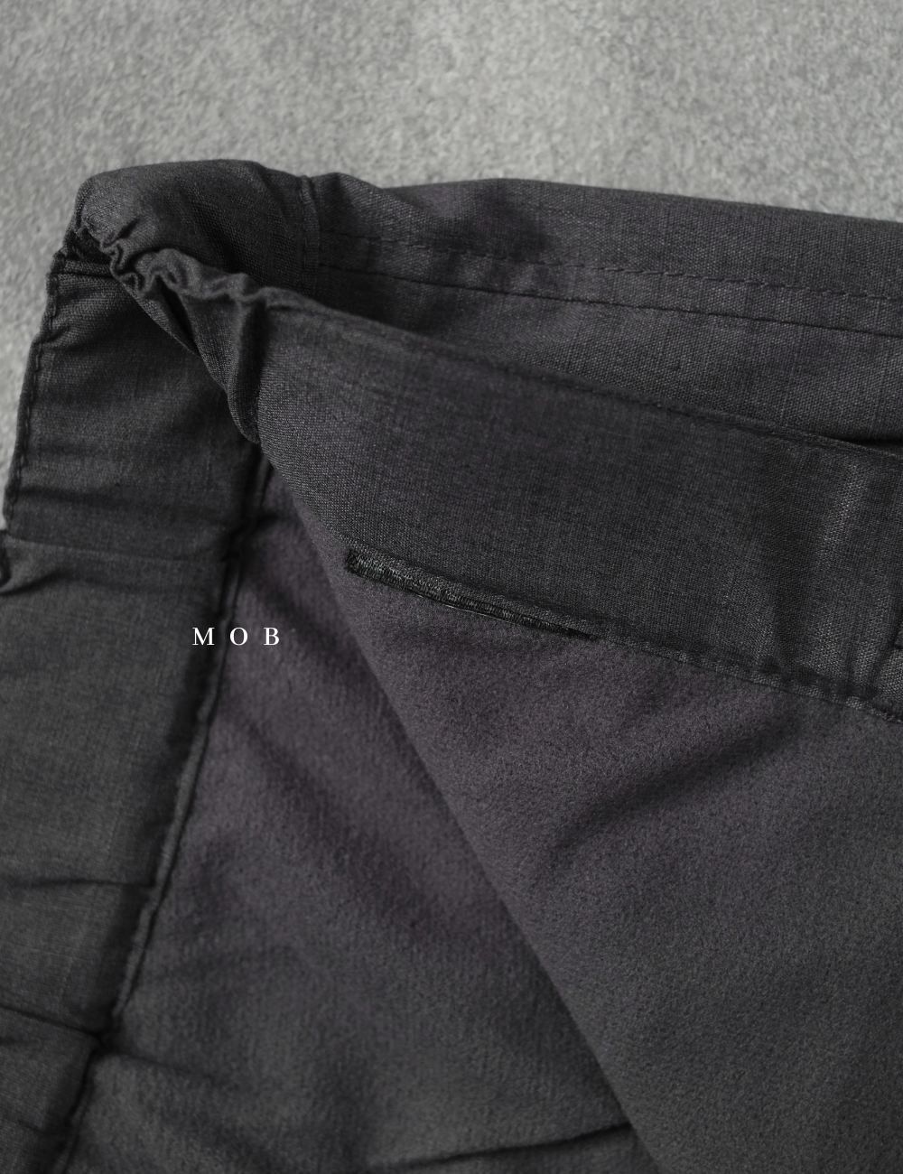 UNQPT14002 Heattech Warm-Lined Pants Side Pockets Dark Grey