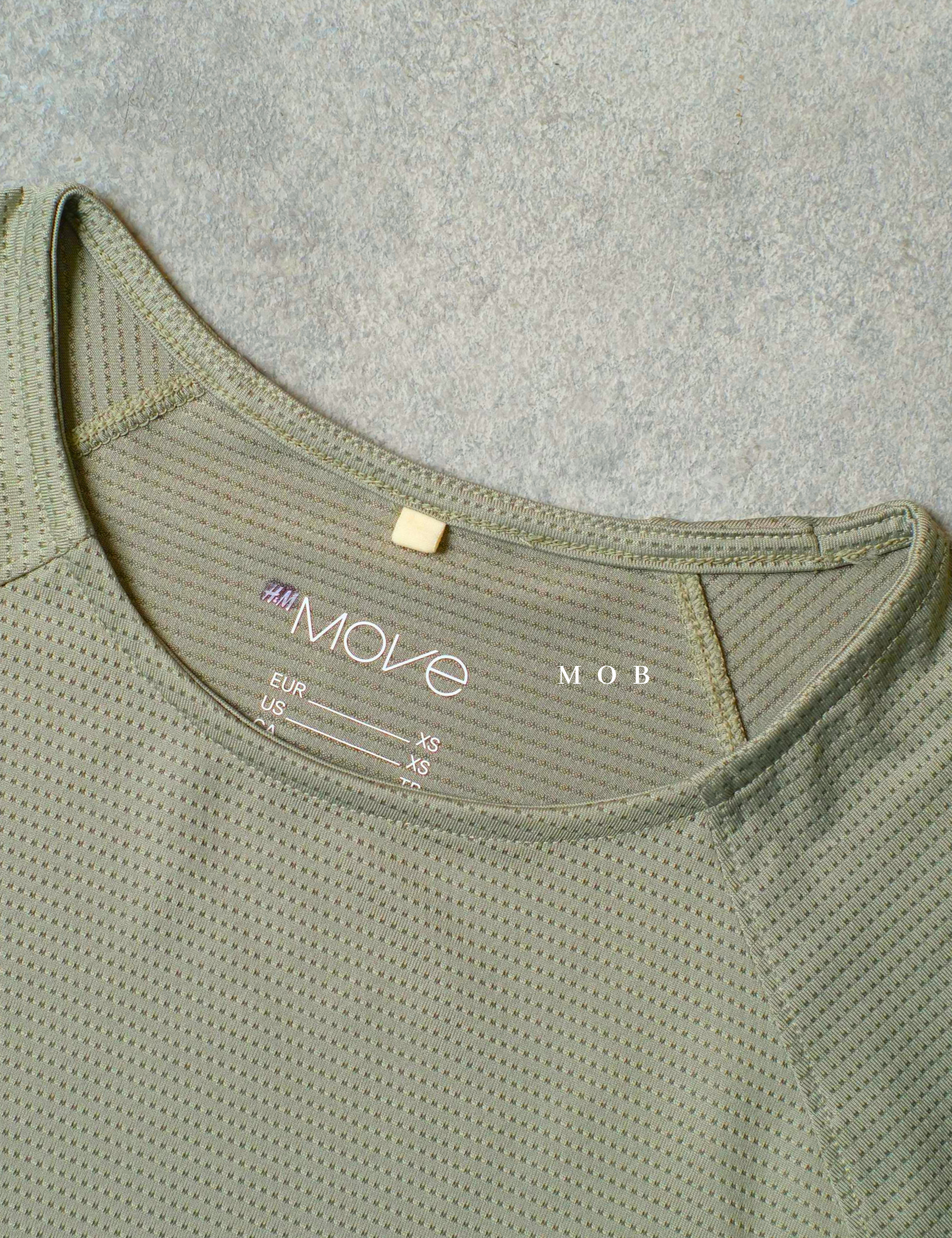 HNM01SST001-002 DryMove Mesh Sports SS Tee Sage Green