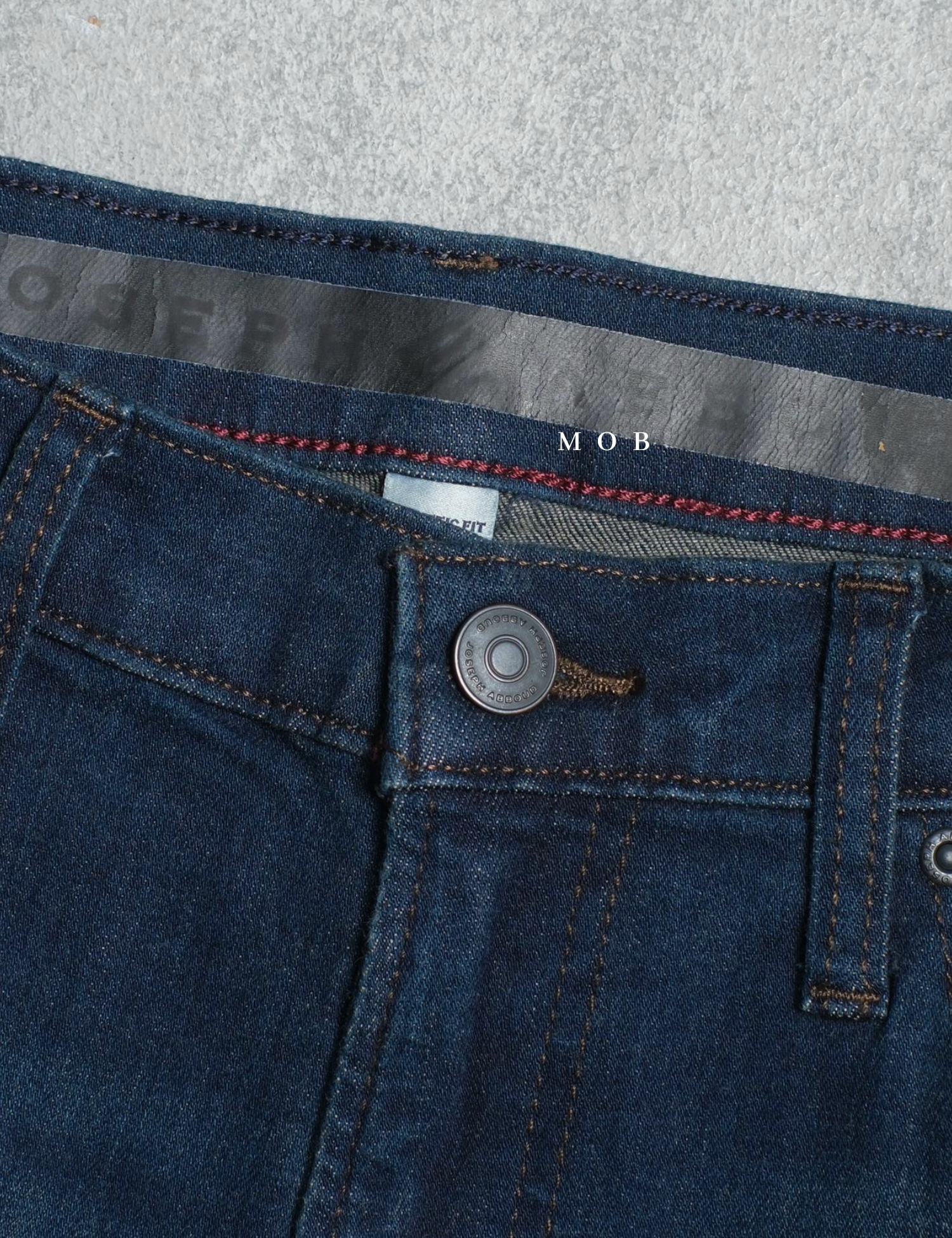 JAPT04001 Athletic Comfort Stretch Jeans Dark Blue