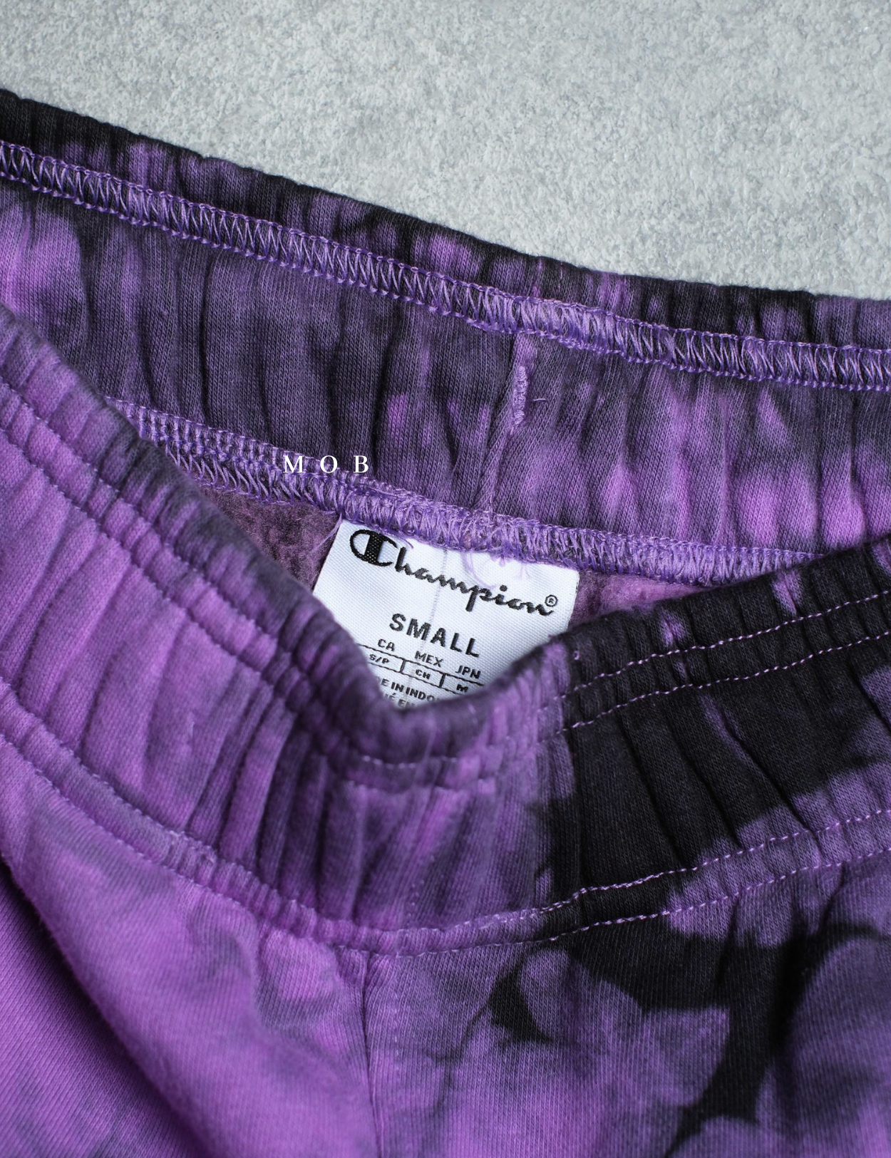 CHMPJP09001G Galaxy Tie Dye Jogger Purple Black