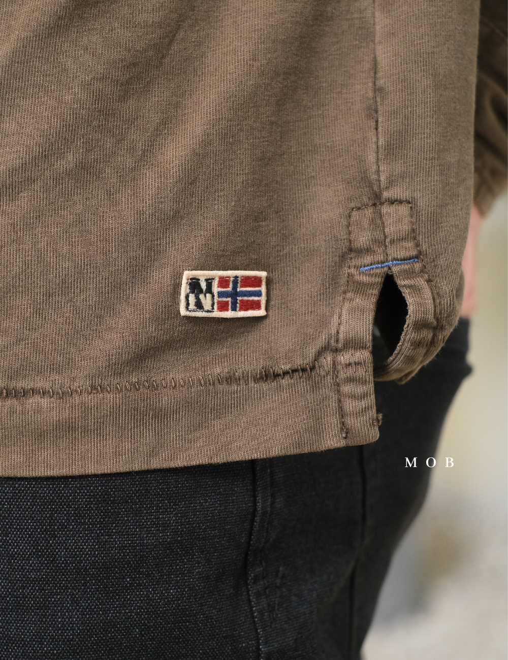 NPJPLS01001 Edor Polo LS Dark Brown