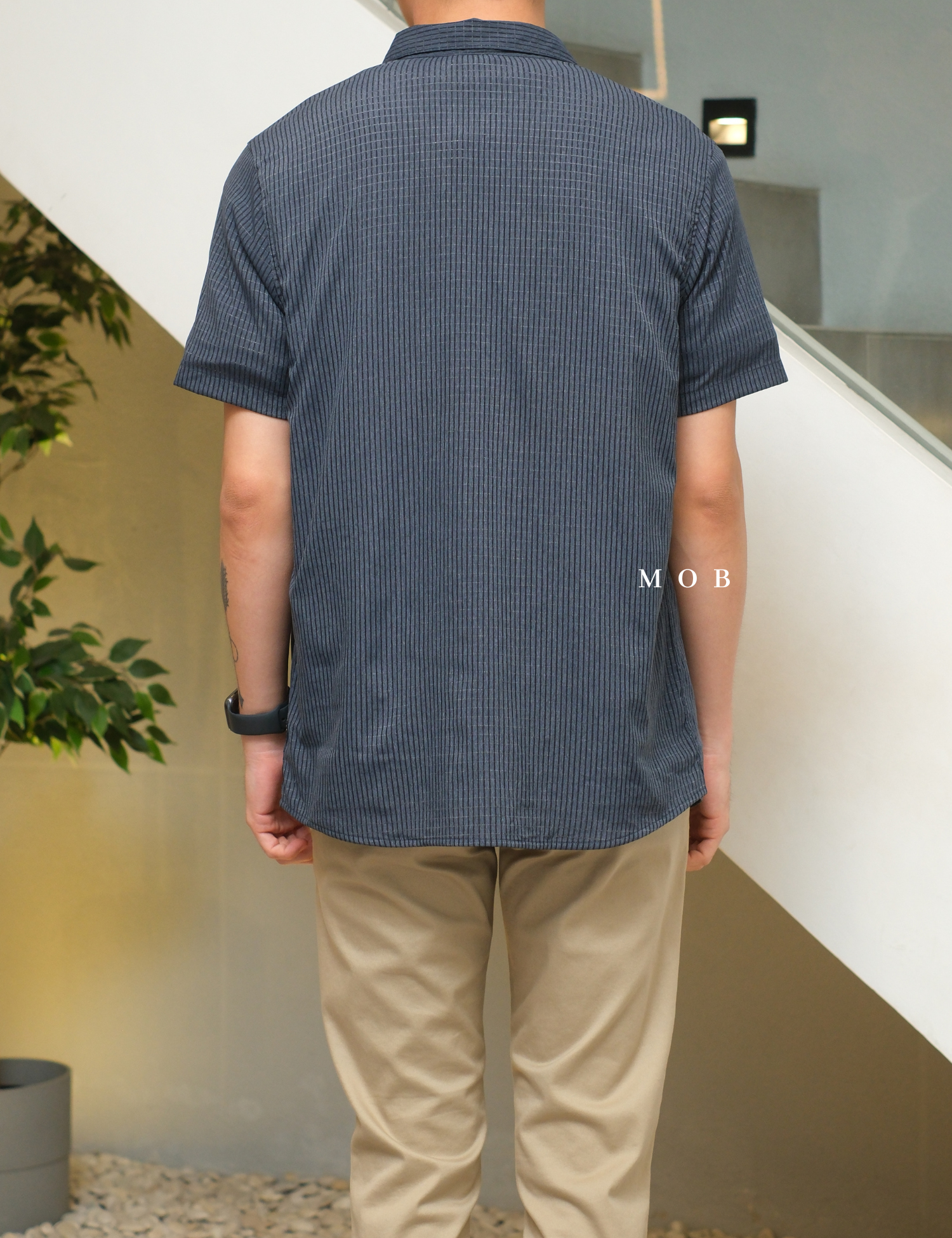ROASSS01004C Bless Up SS Shirt Midnight Navy