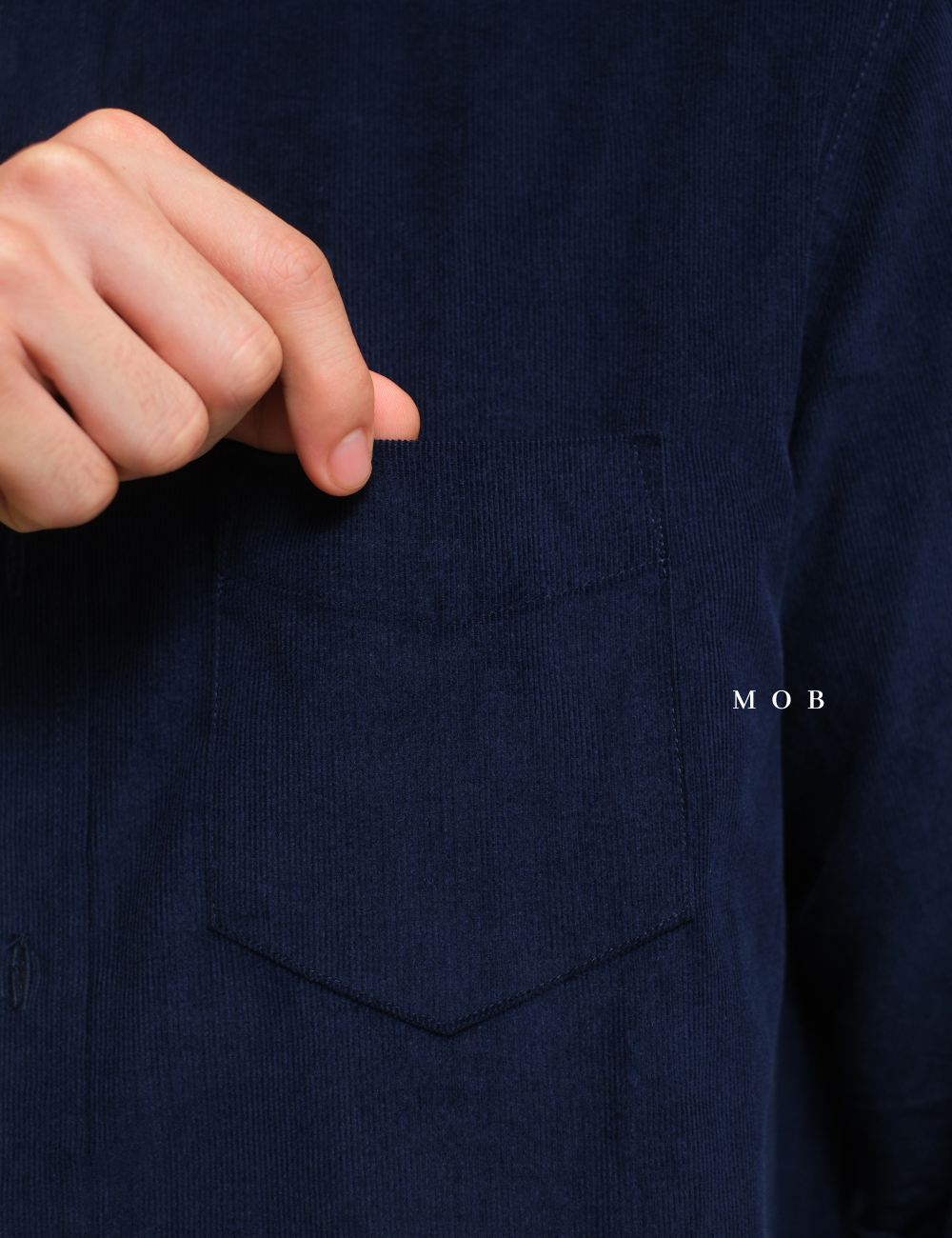 CLRLSS01001D Corduroy Shirt Jacket Navy