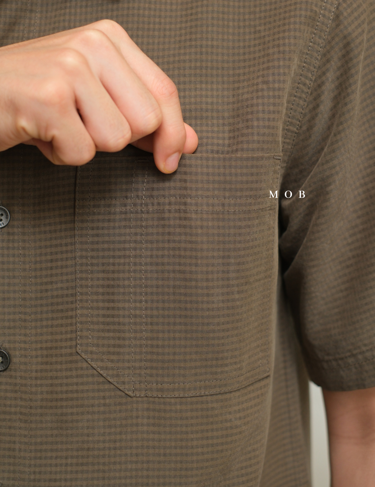 RRBSSS01001C Desert Pucker Dry SS Shirt Army