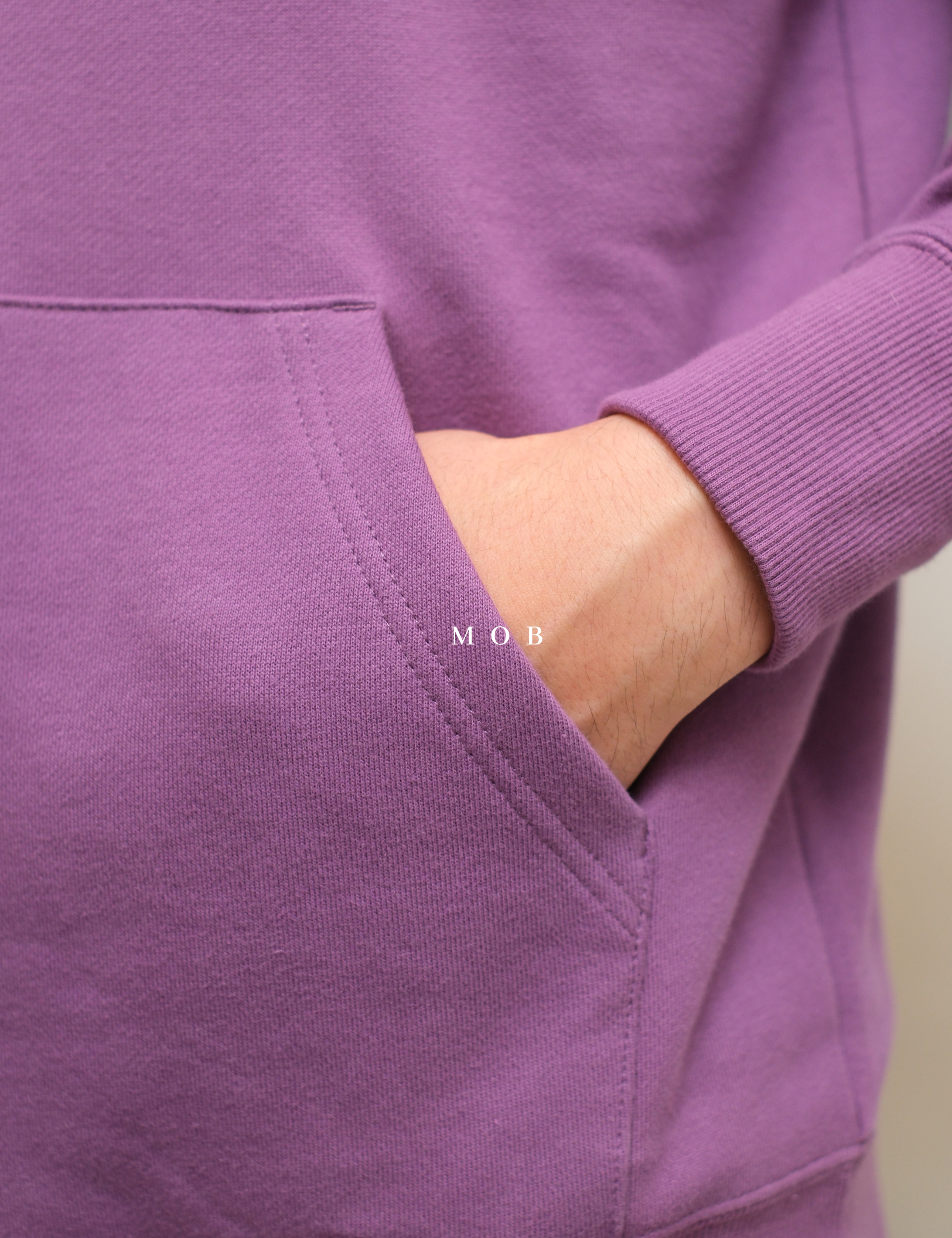 CHMPHOD2101H Basic Terry Pullover Hoodie Wisteria