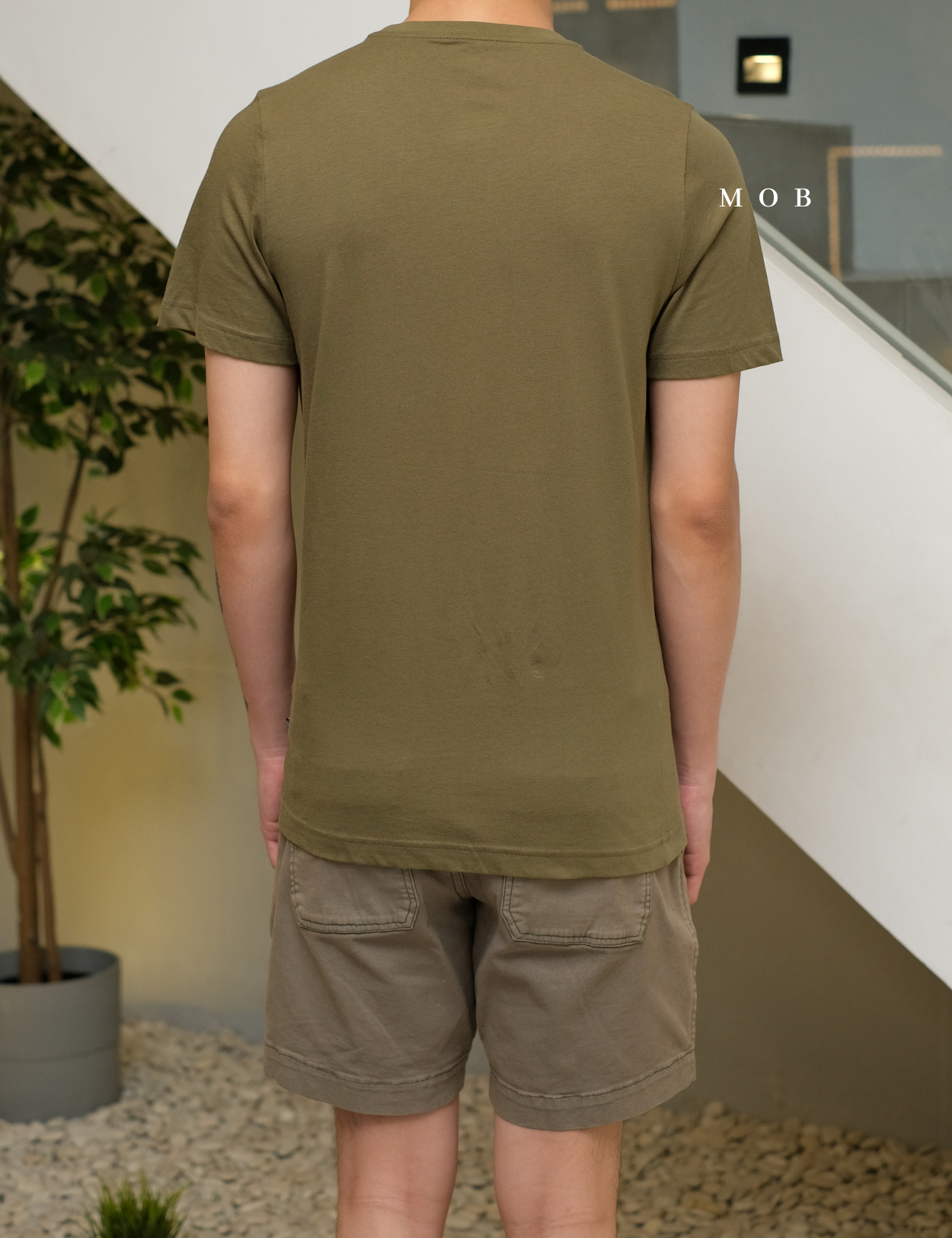 PMSST09005A Sneakers QT SS Tee Olive