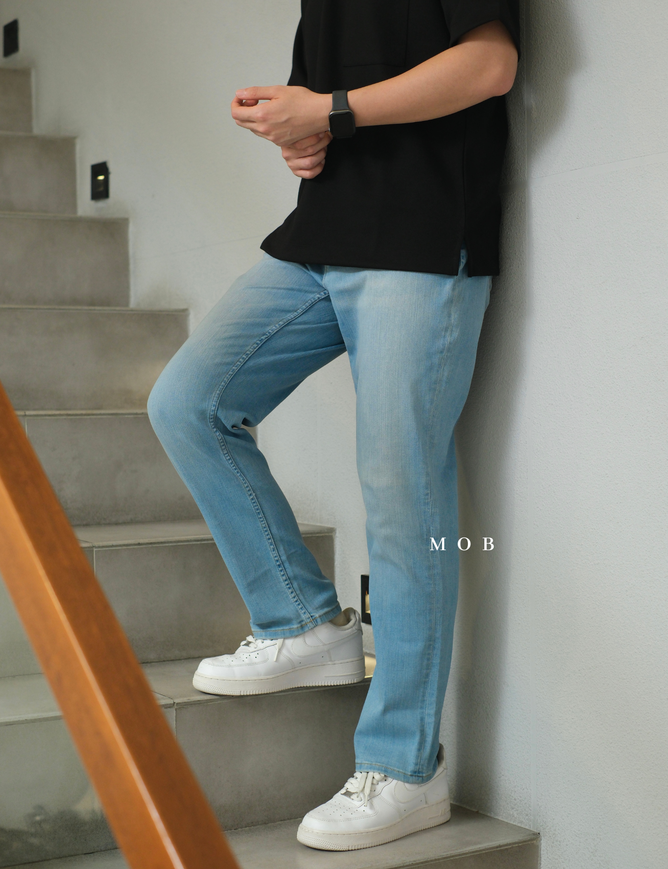 JOSPT06001A Comfort Stretch ATHLETIC Jeans Light Blue