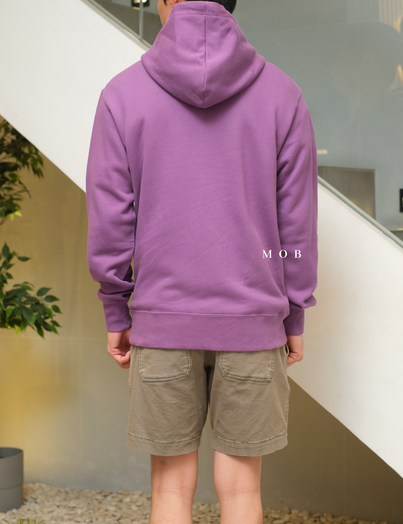 CHMPHOD2101H Basic Terry Pullover Hoodie Wisteria