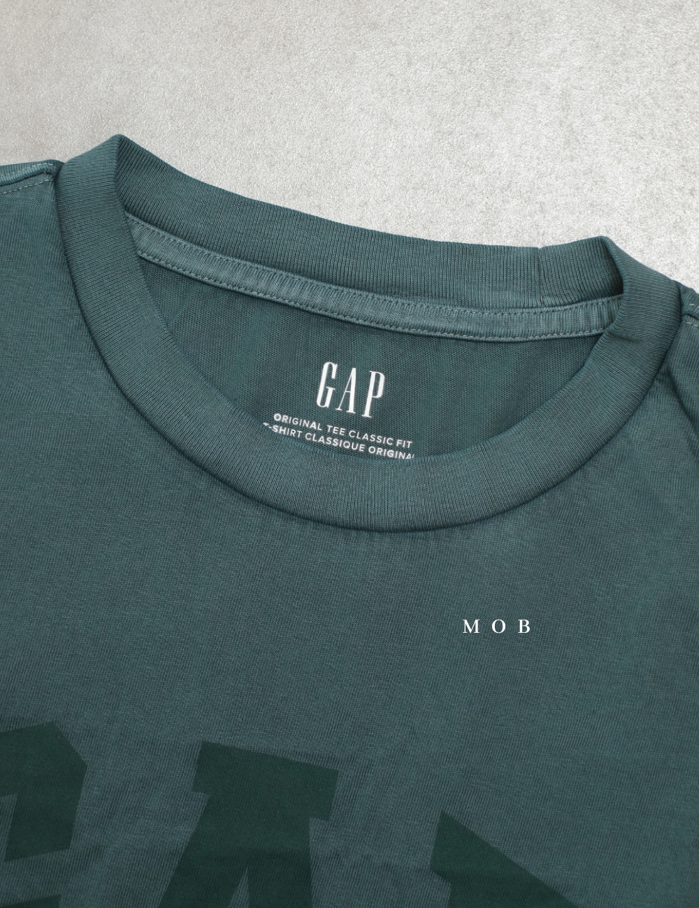 GPSST2005B Arch Logo SS Tee Dark Green Washed