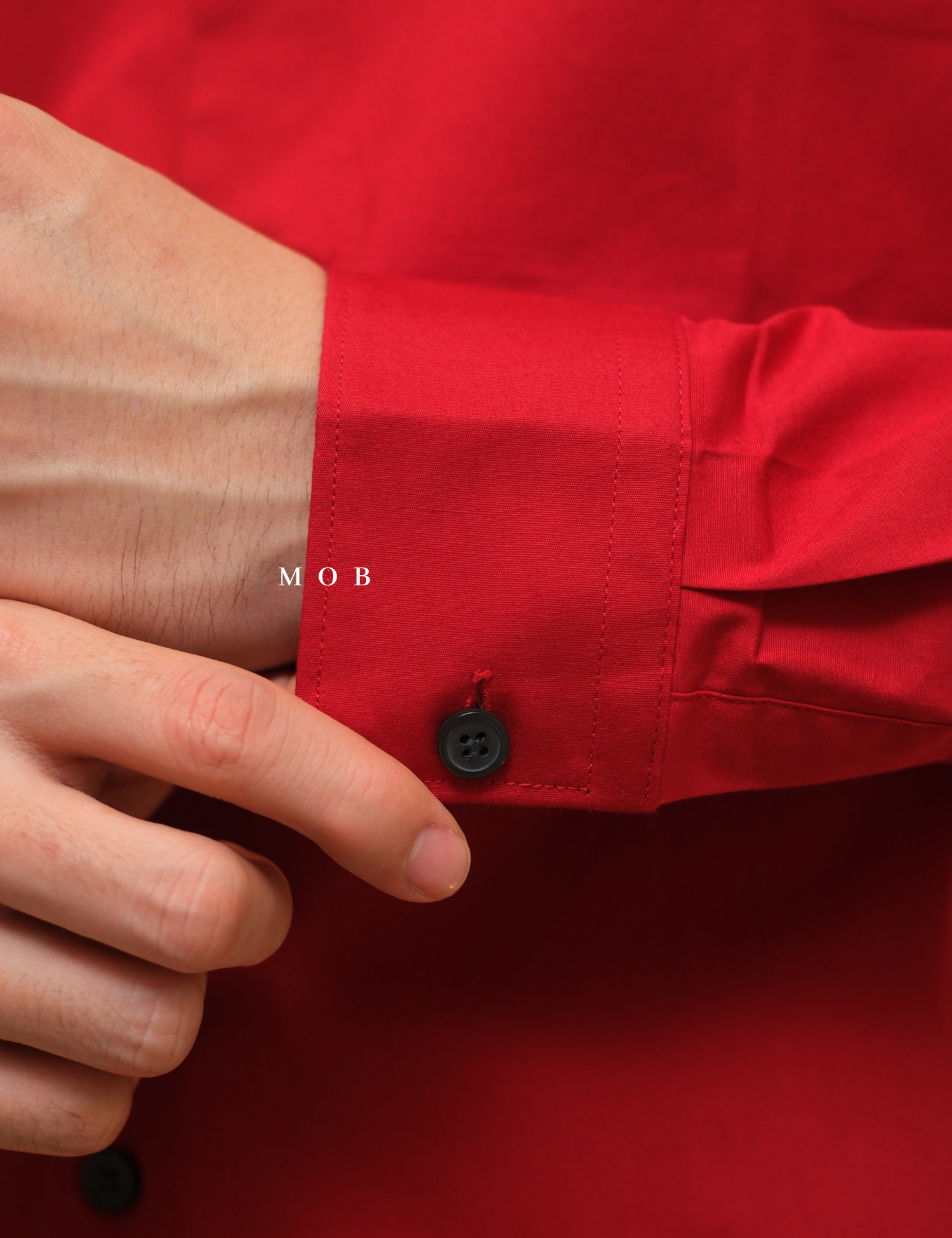 EXLSS07007 FITTED Stretch 1MX LS Shirt Red