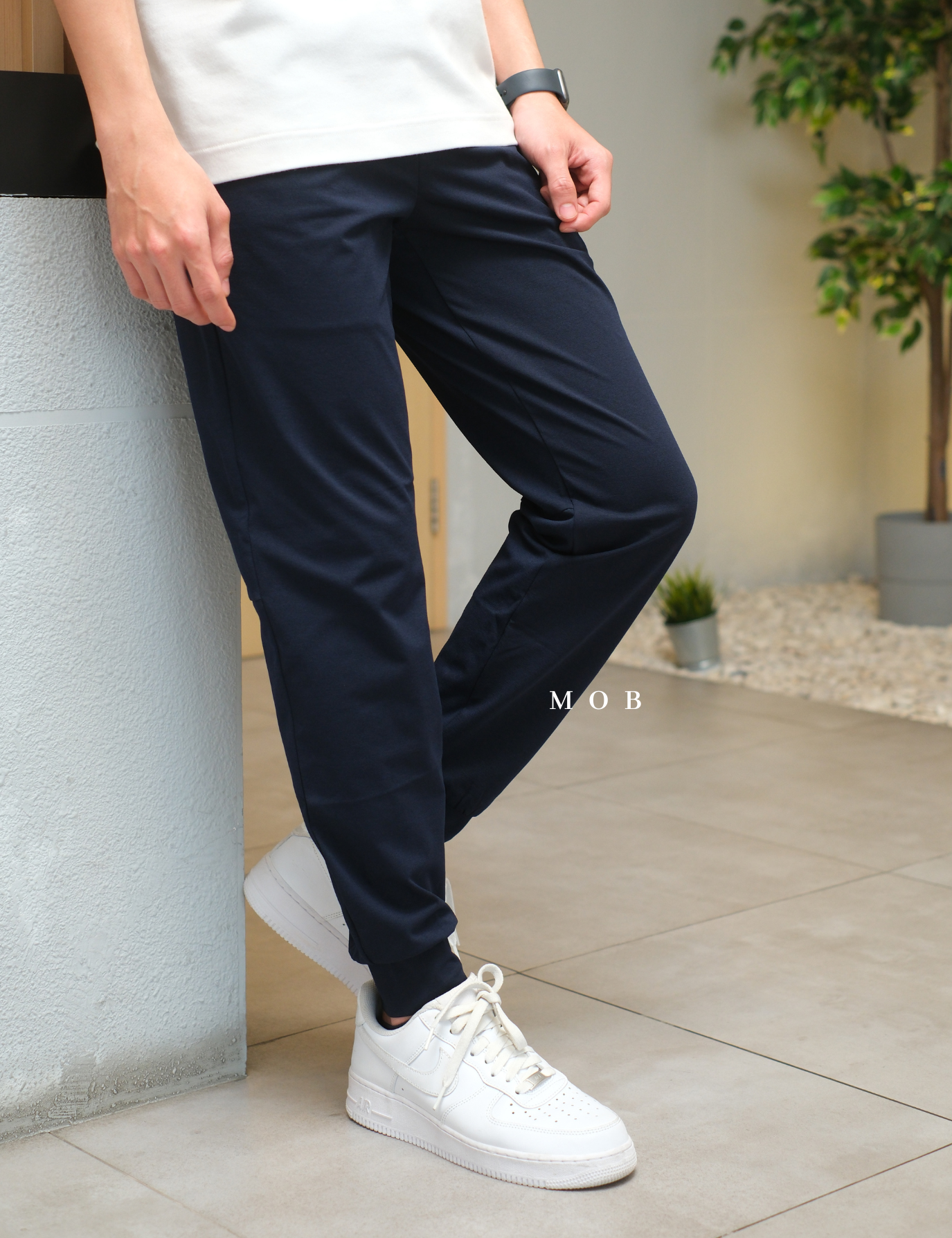 GUJP03003 Stretch Jogger Pants Navy