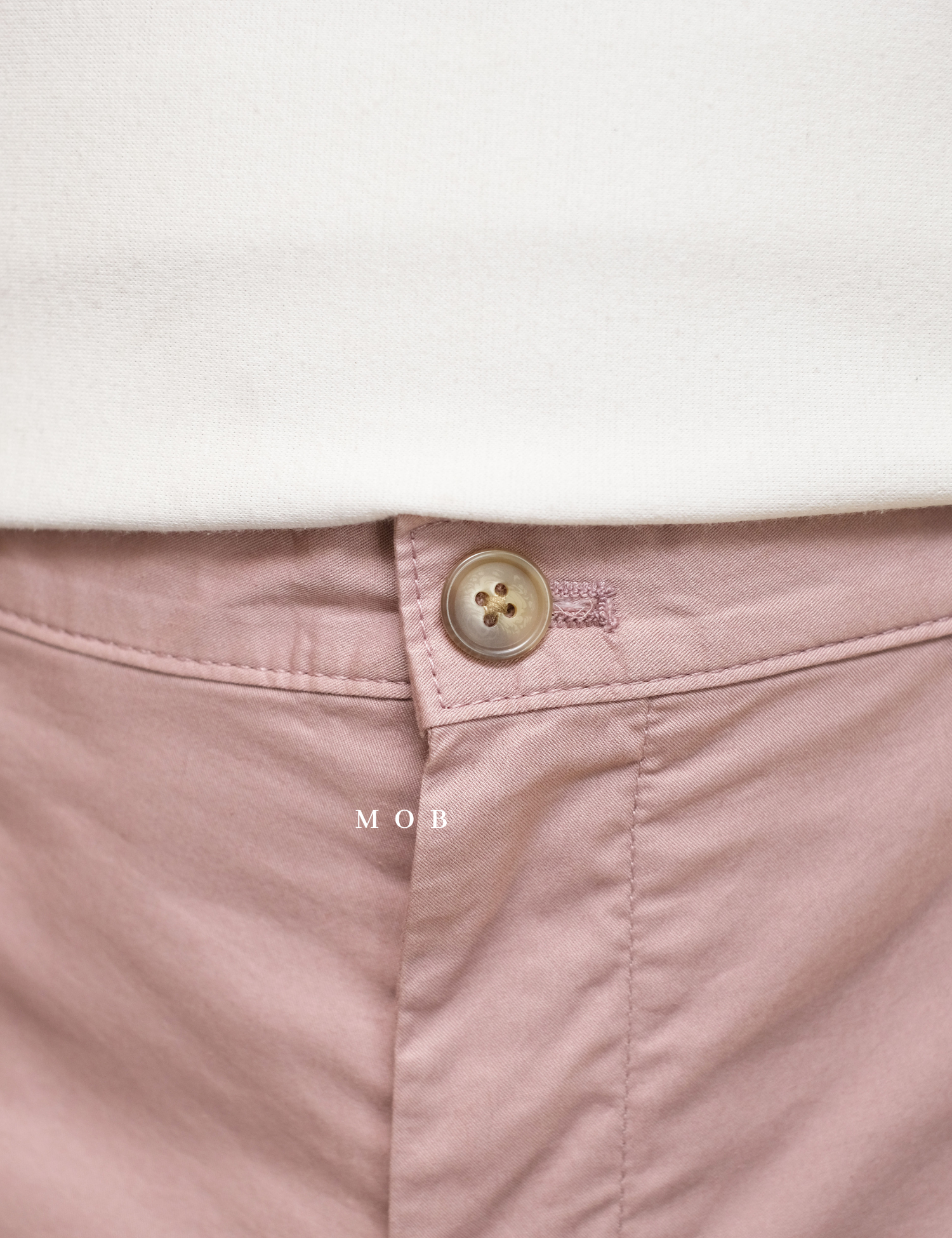 HMSR03001 Slim Fit Chino Shorts Pale Pink