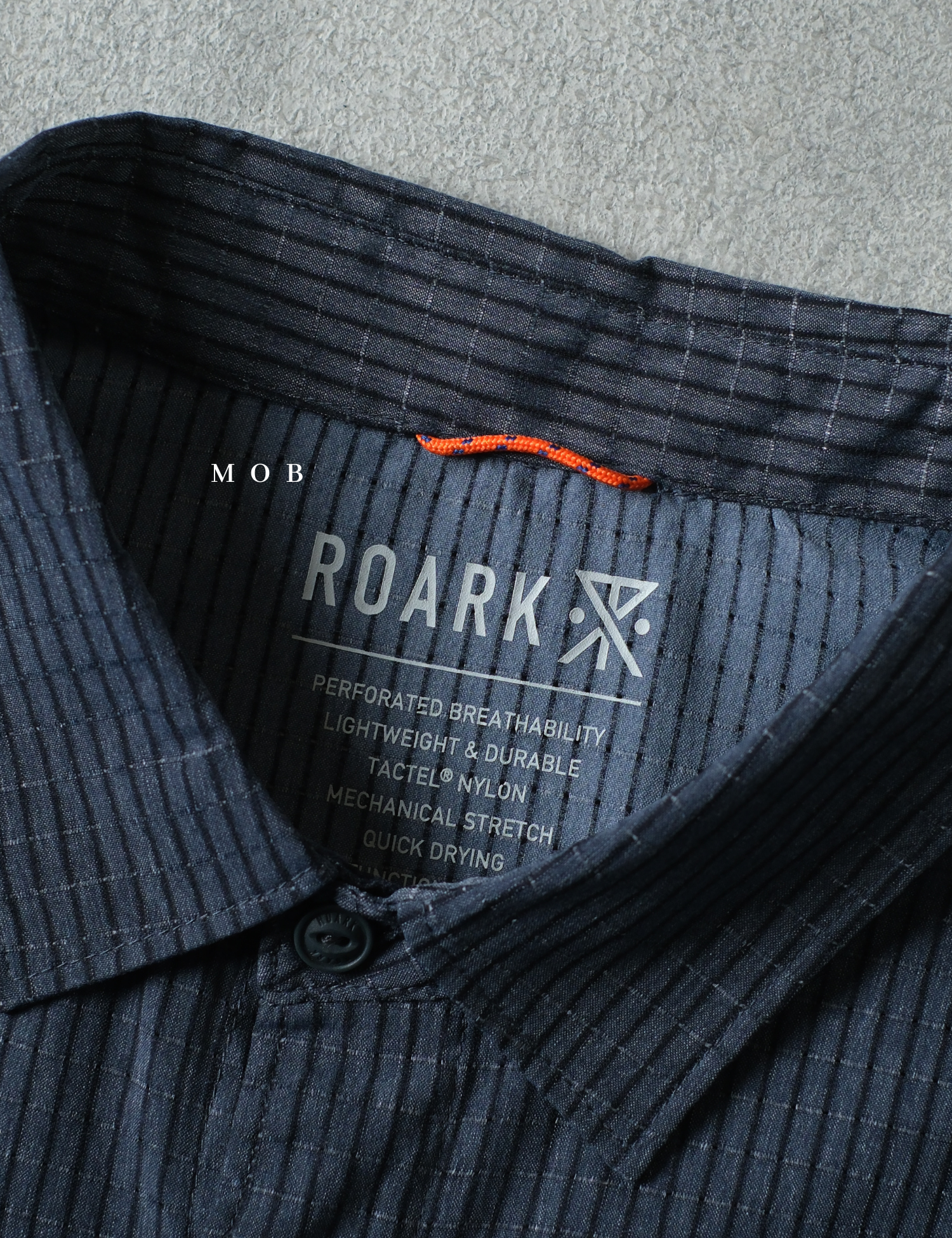 ROASSS01004C Bless Up SS Shirt Midnight Navy