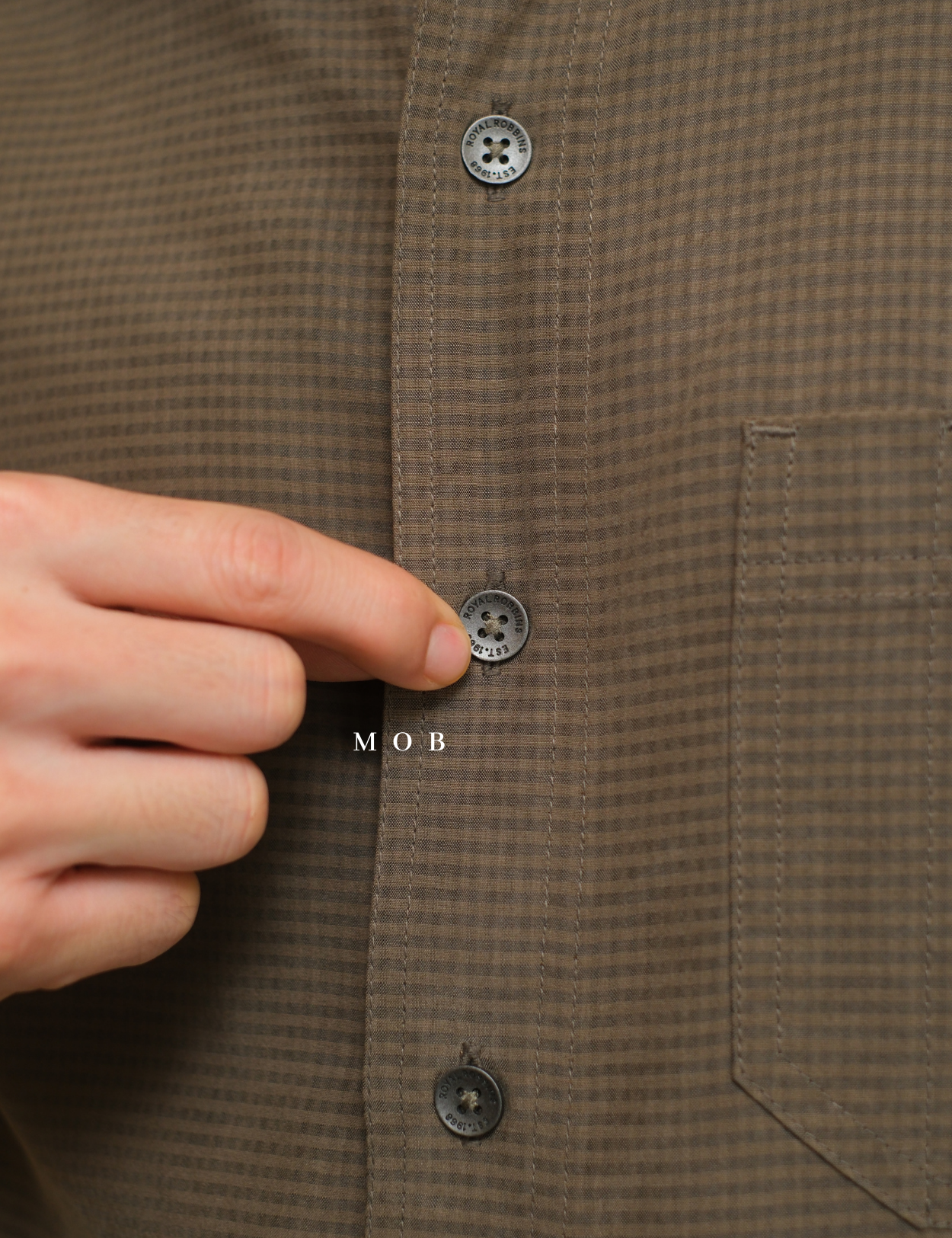 RRBSSS01001C Desert Pucker Dry SS Shirt Army