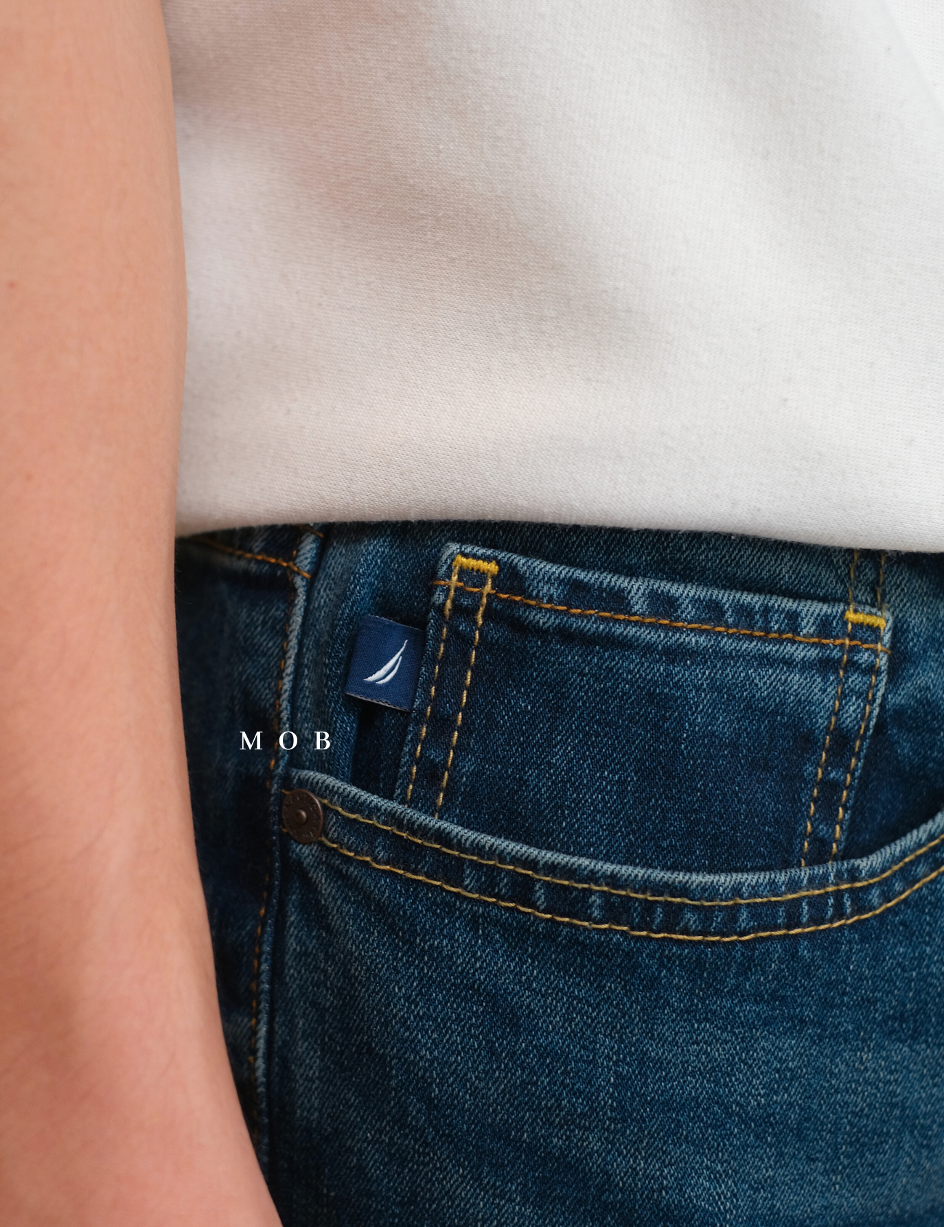 NTPT02001 Original Relaxed Denim Pants Medium Blue