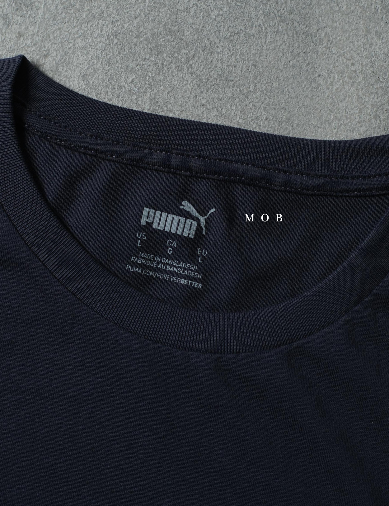 PMSST09014A Flock Logo SS Tee Navy