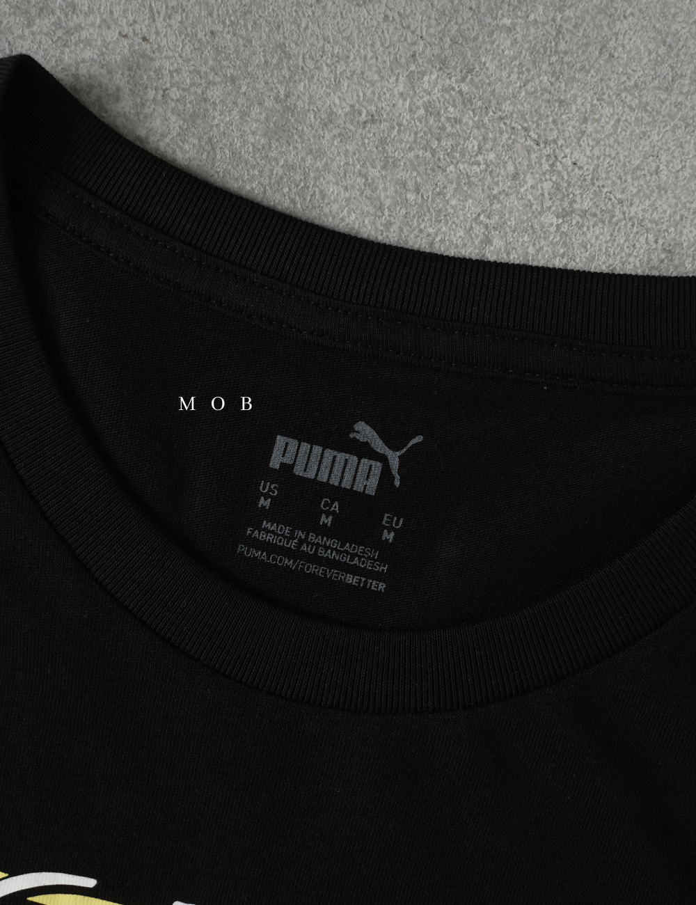 PMSST09015 Sneakers Hanging Series Logo SS Tee Black (S ONLY)