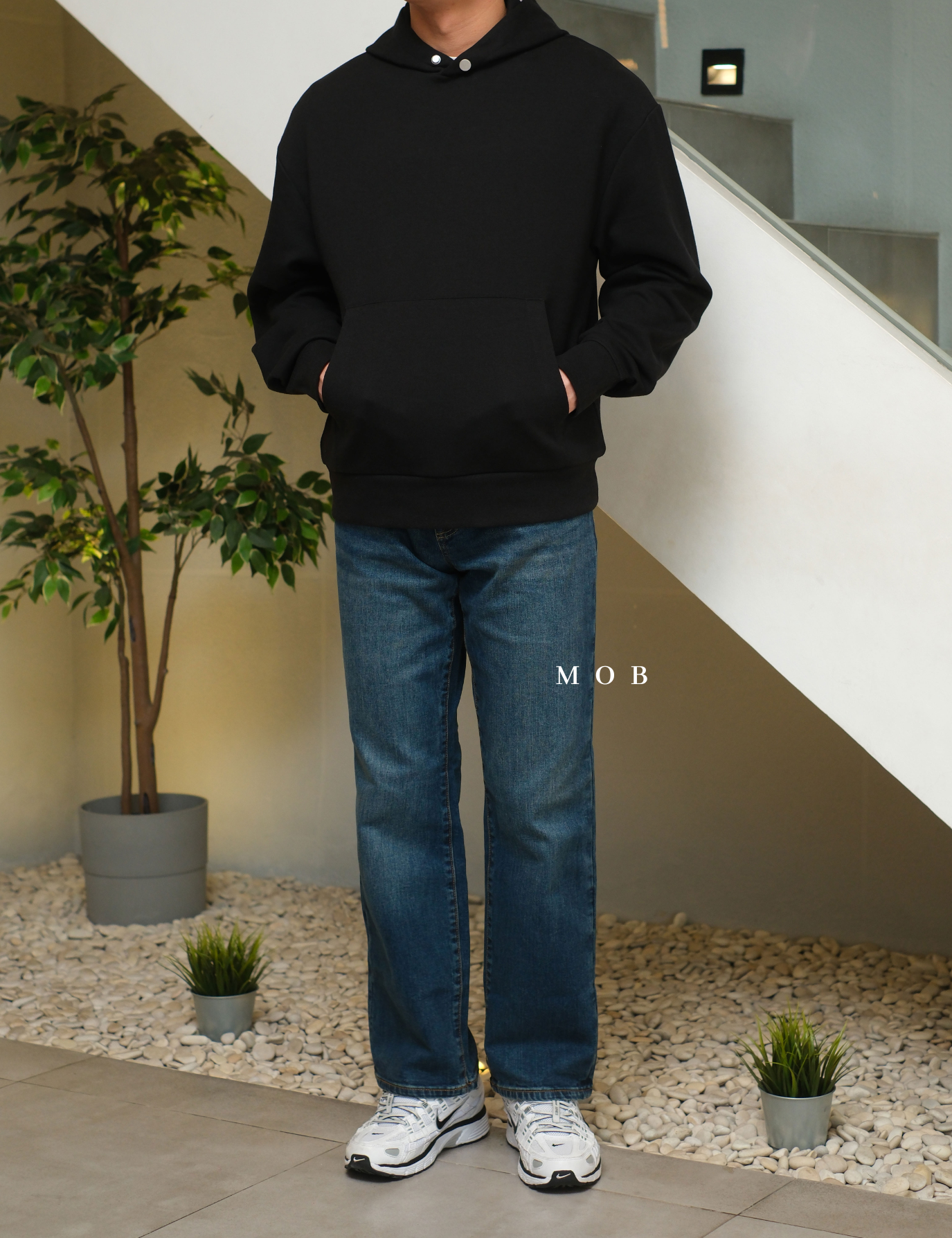 NTPT02001 Original Relaxed Denim Pants Medium Blue