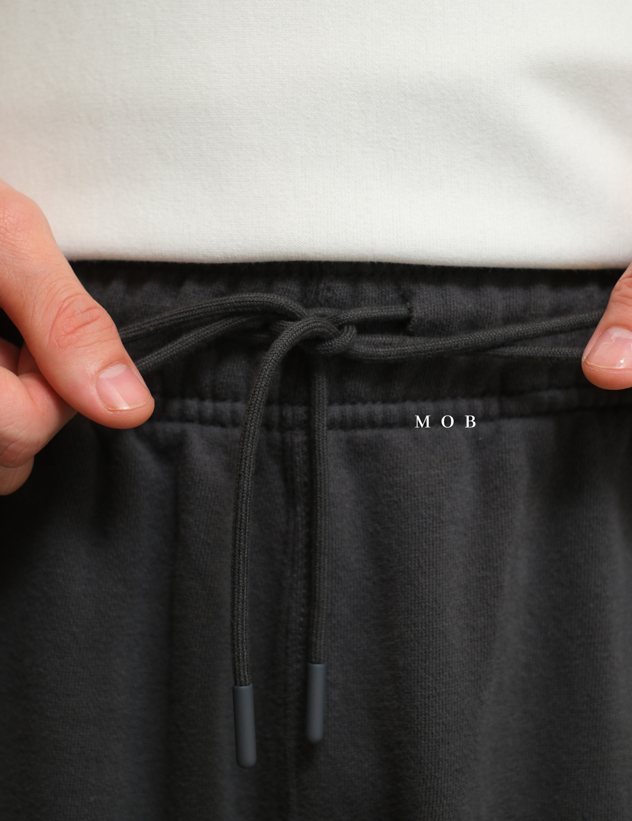 ARSR03001A Basic Solid Fleece Shorts Grey