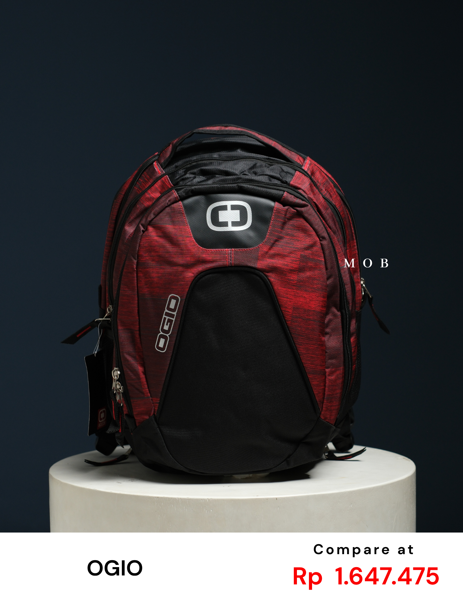 OGBAG02009B Juggernaut Pack Black Red
