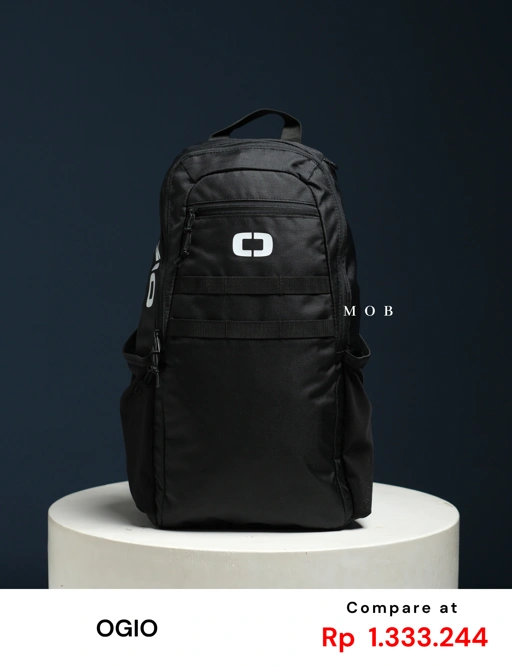 Image of OGBAG02010A Court Recycled Sling Backpack Black
