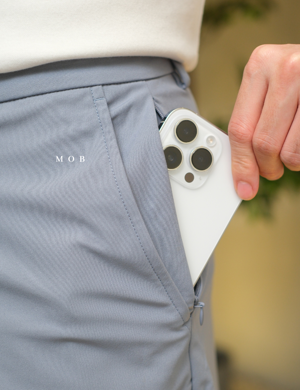 ONSR1001 Tech Hybrid Chino Shorts Wintry Waters
