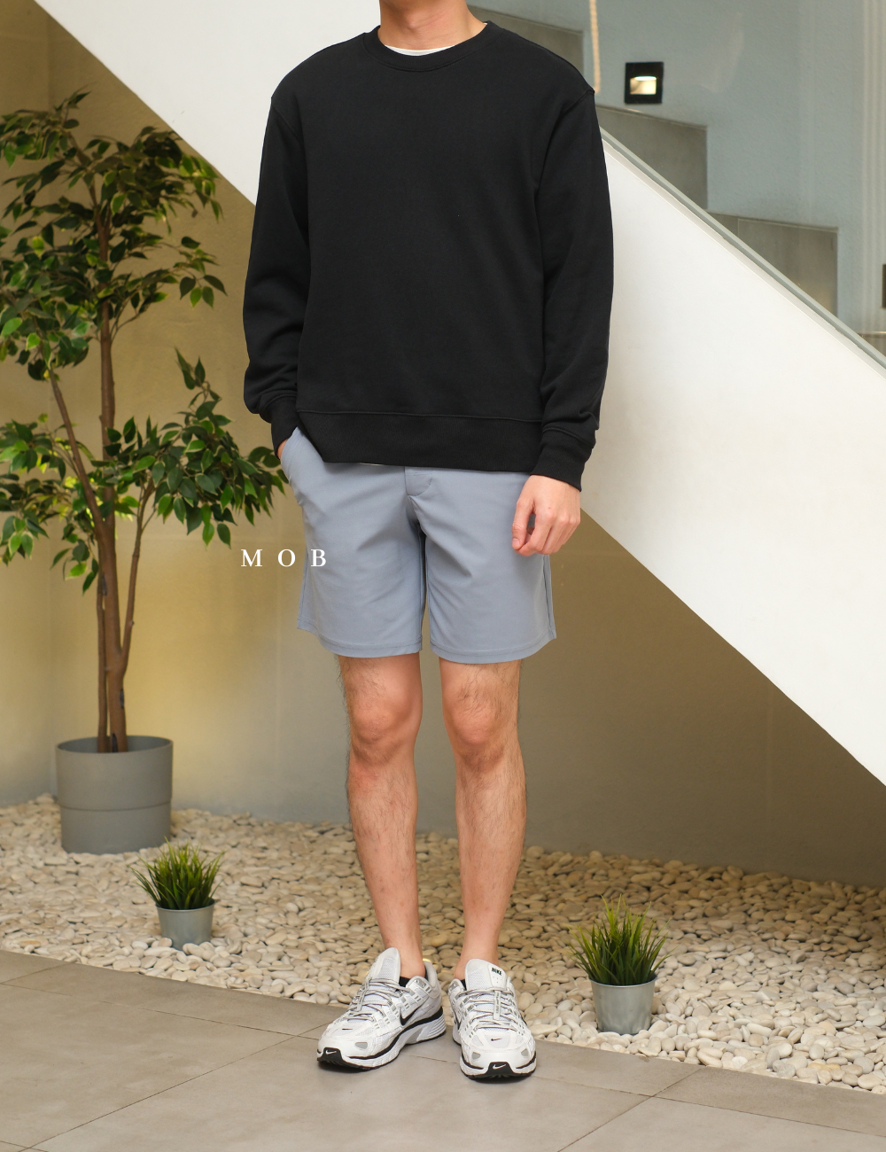 ONSR1001 Tech Hybrid Chino Shorts Wintry Waters