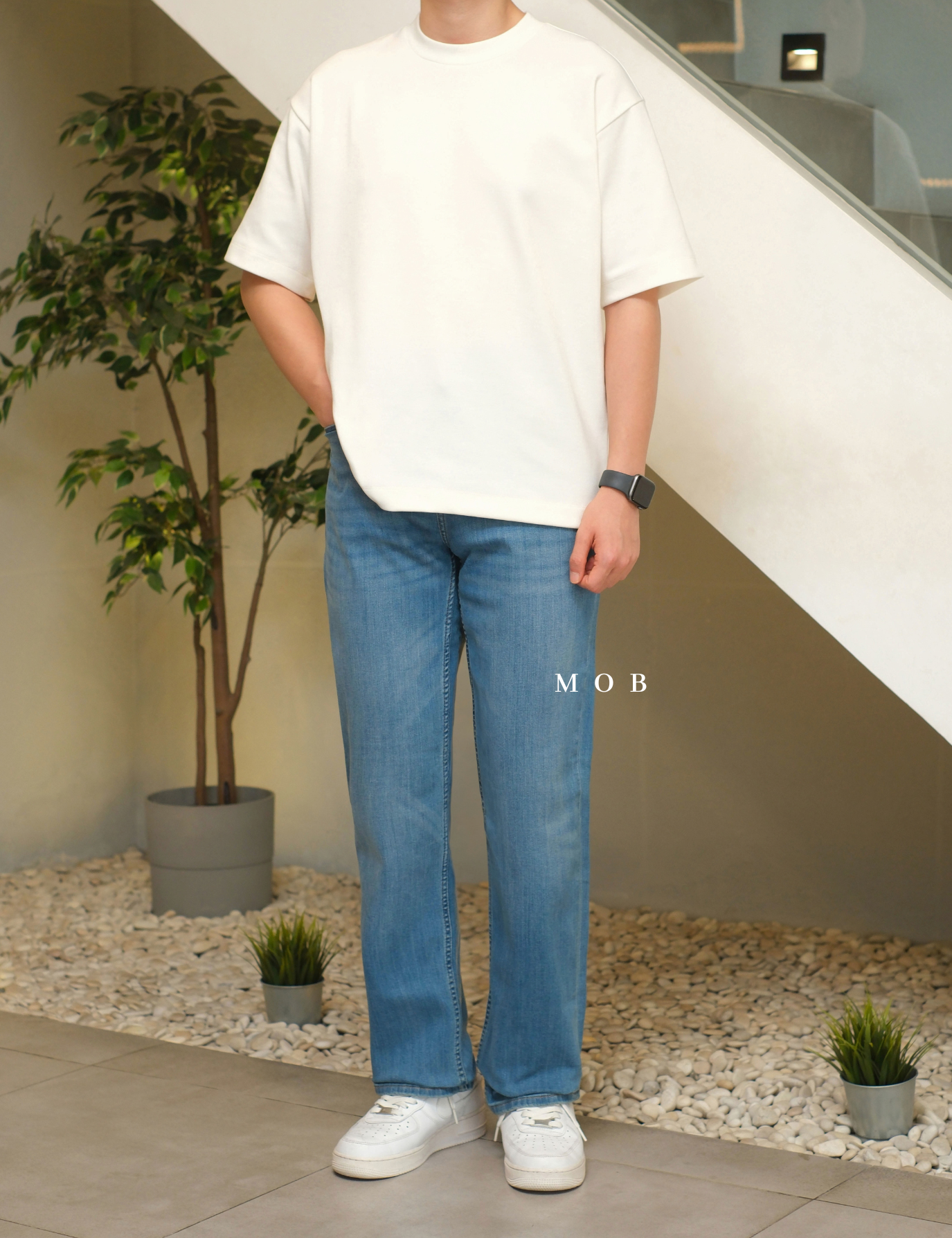 JAPT05001B CLASSIC Comfort Stretch Jeans Medium Blue