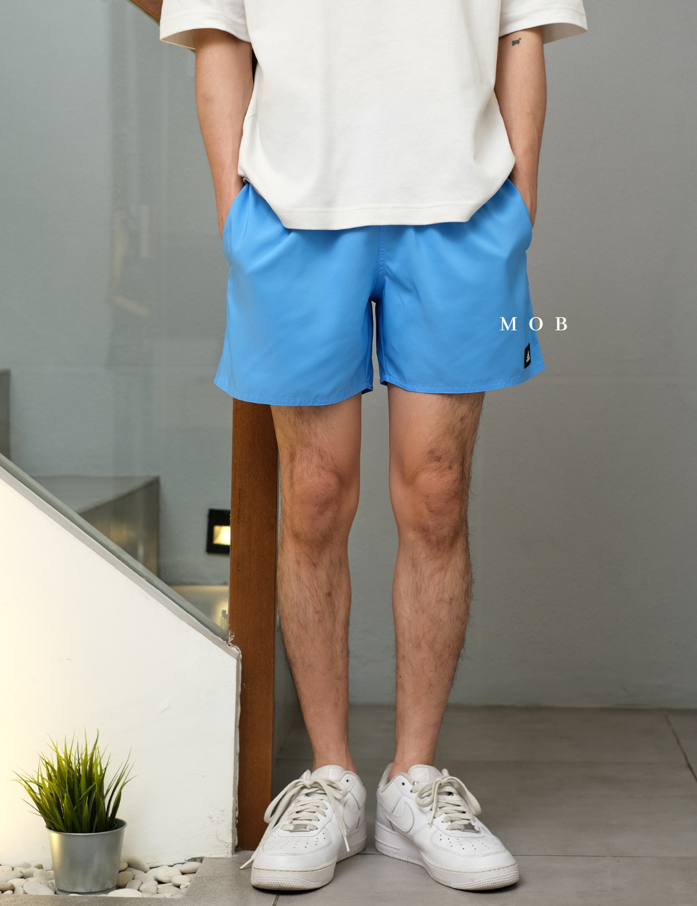 ADDSSR03001 Solid CLX Shorts Sky Blue