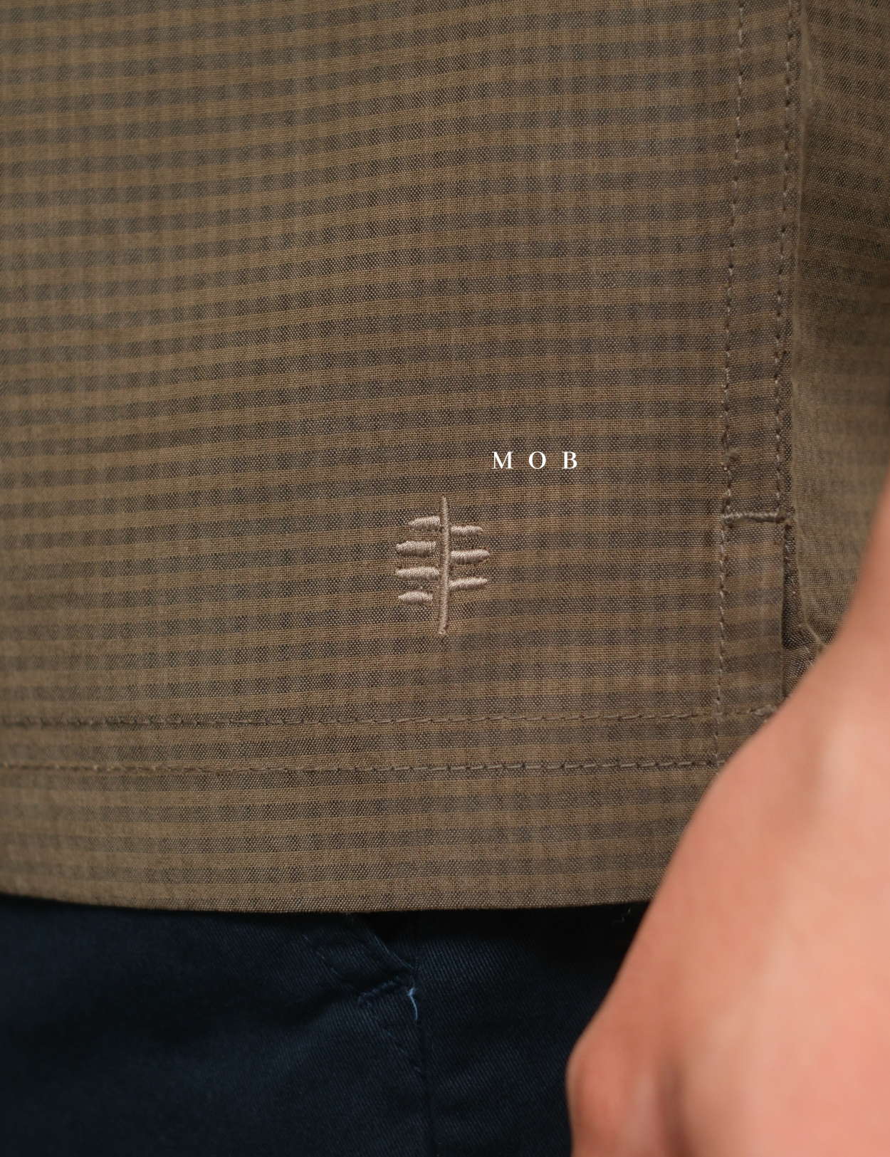 RRBSSS01001C Desert Pucker Dry SS Shirt Army