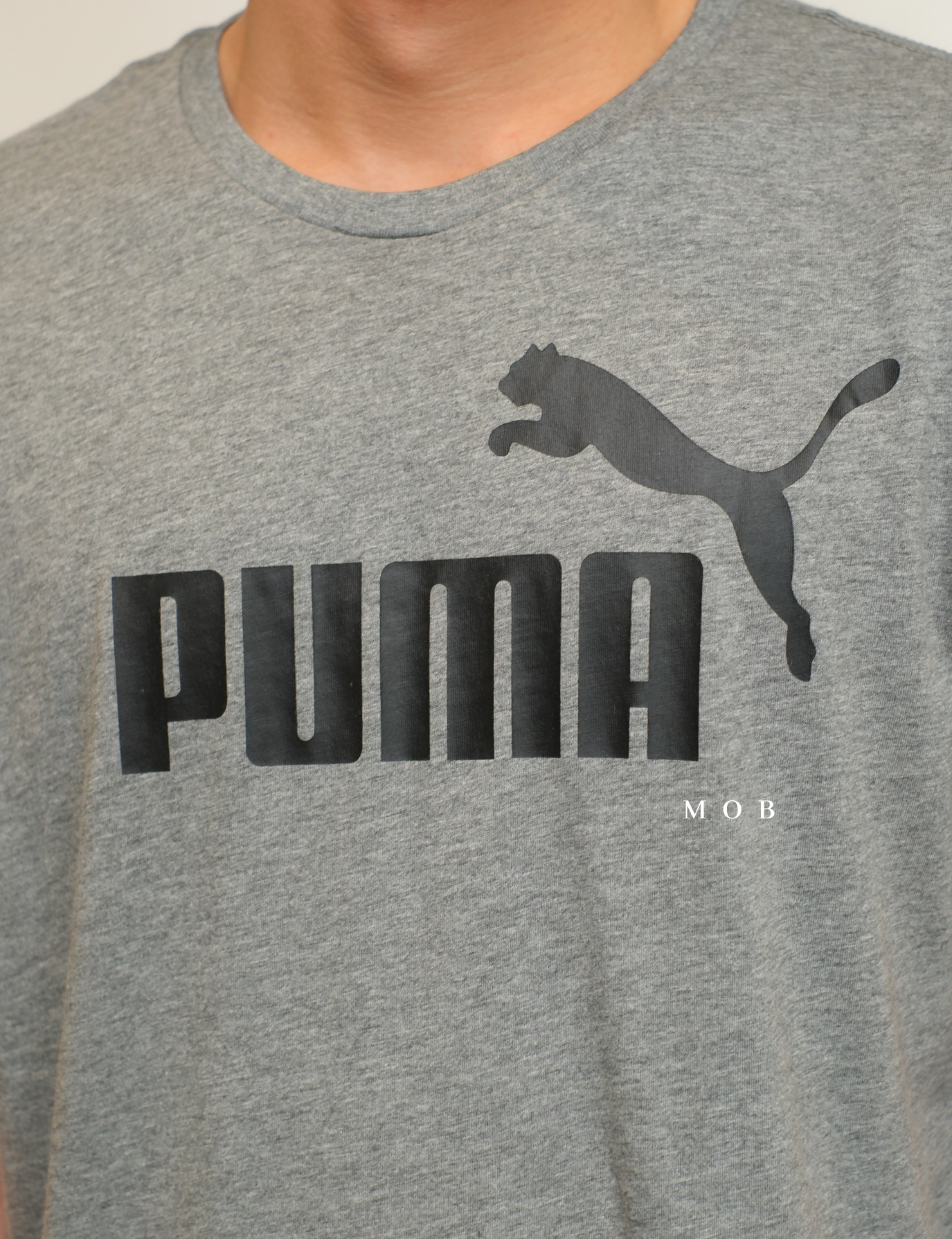 PMSST05002A Essential Logo Graphic SS Tee Grey