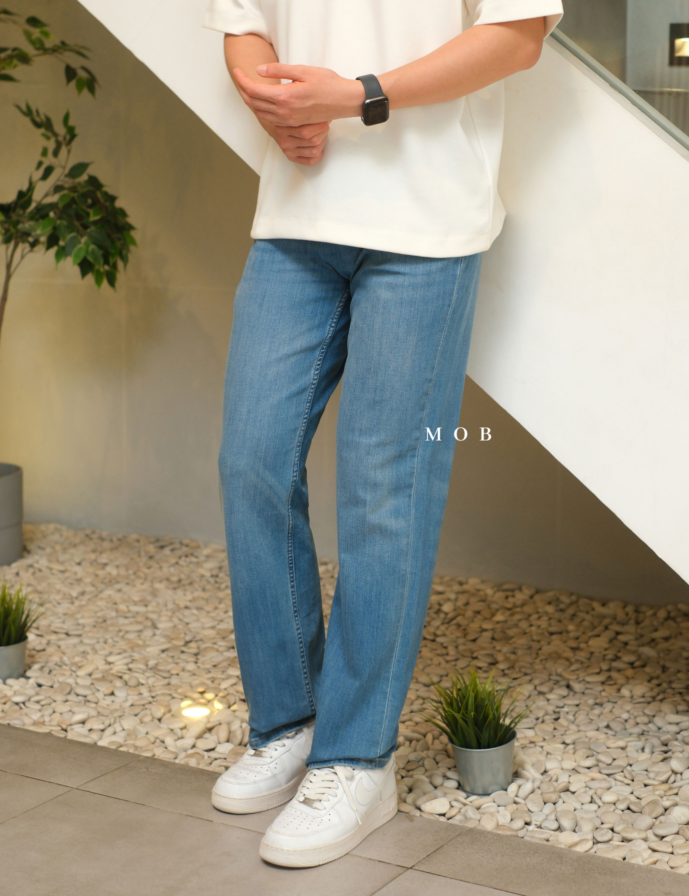 JAPT05001B CLASSIC Comfort Stretch Jeans Medium Blue