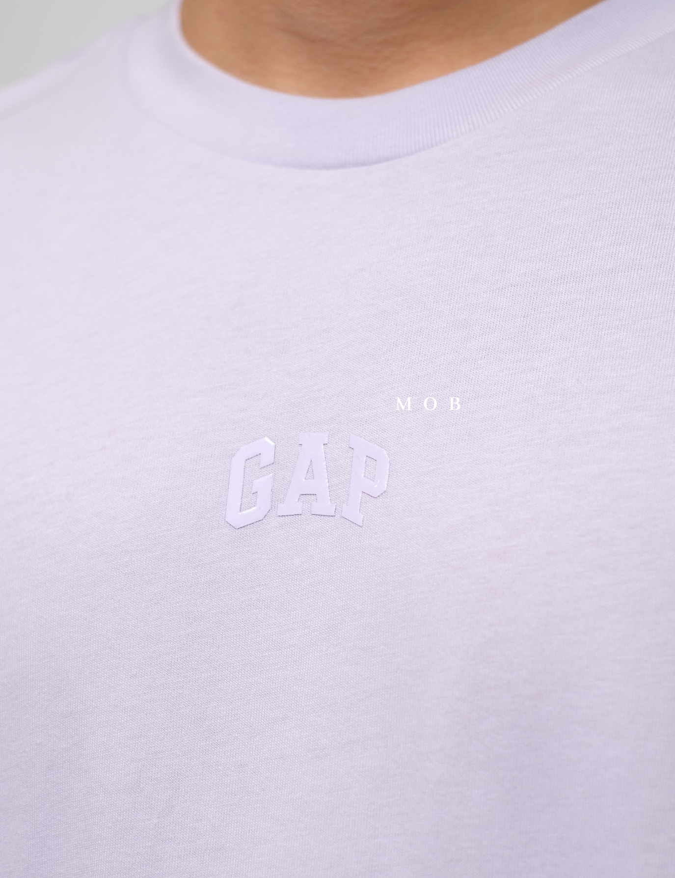GPLST08004B Mini Arch Rubber Logo LS Tee Soft Purple