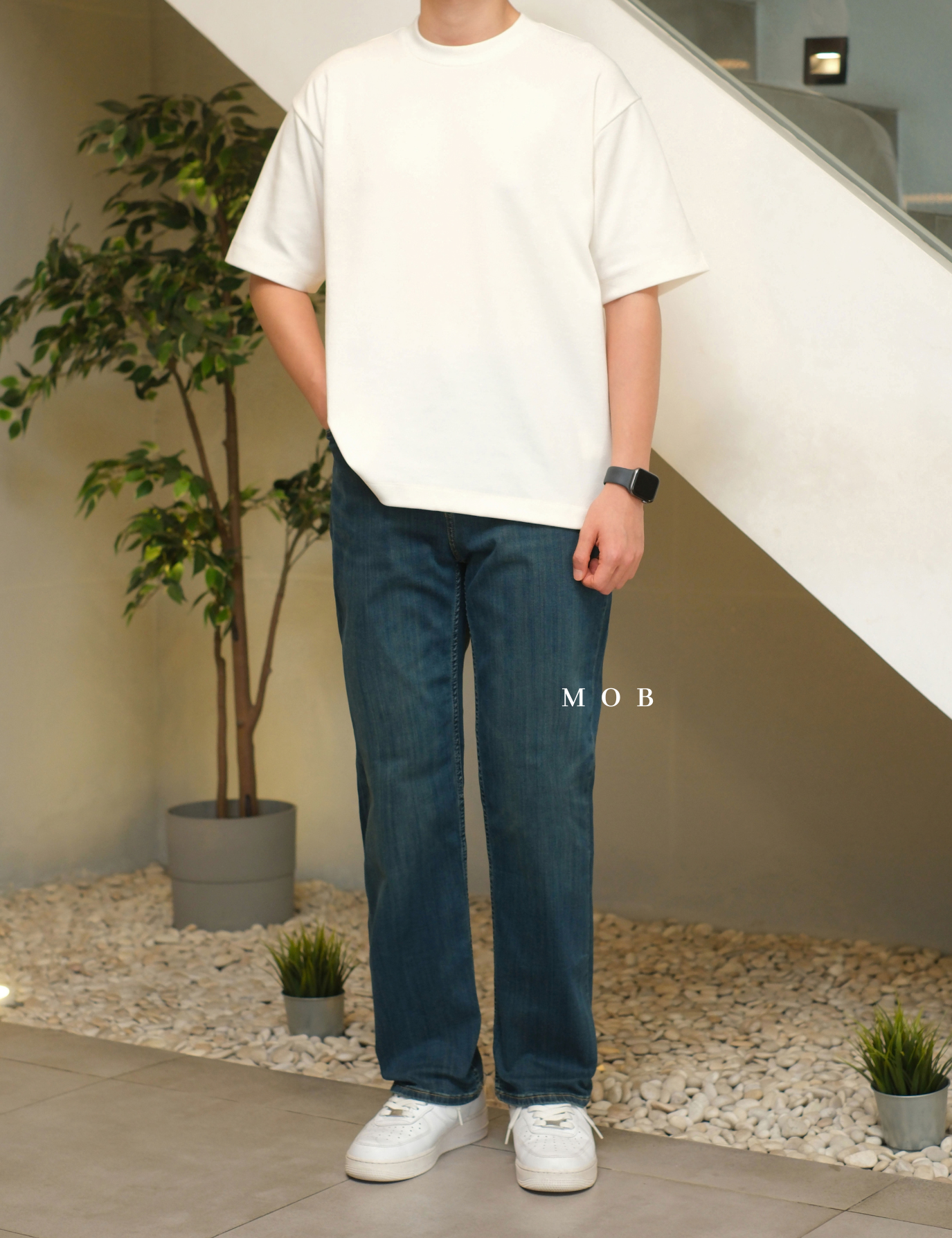 JAPT05001A CLASSIC Comfort Stretch Jeans Dark Blue