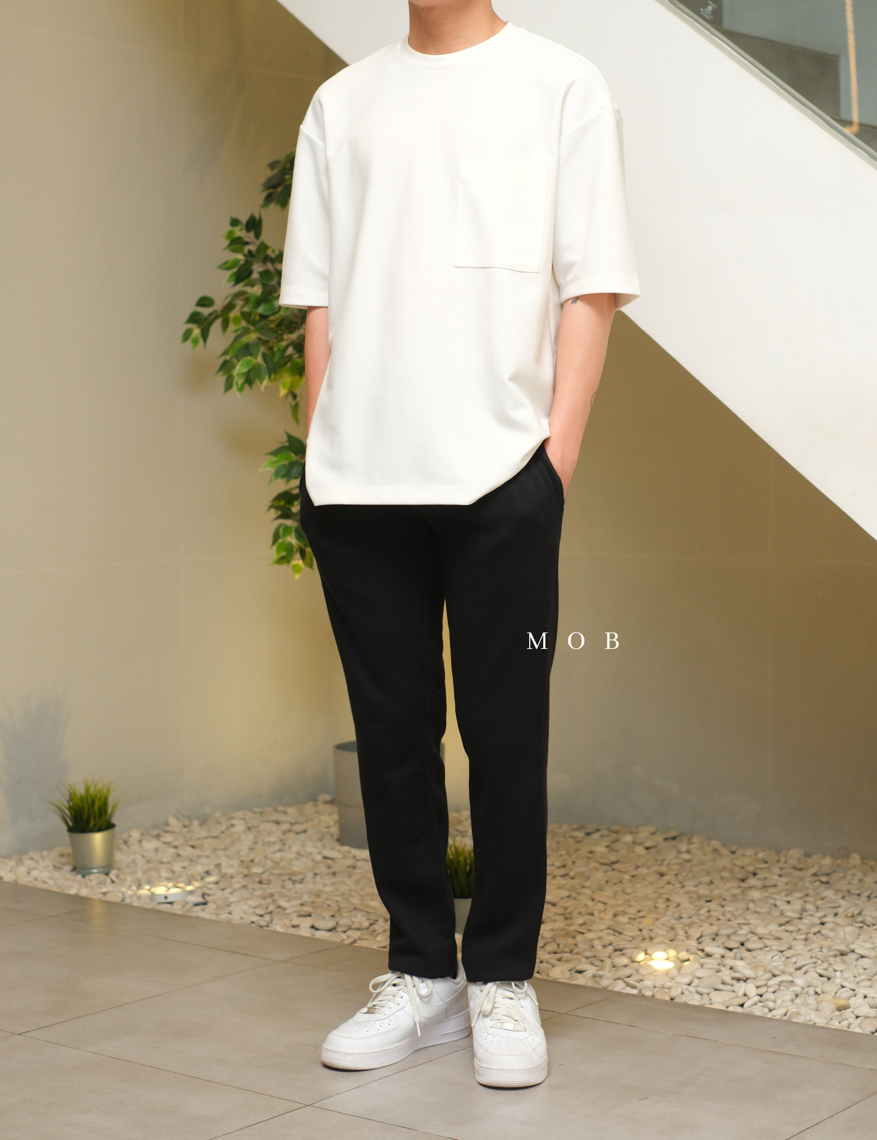 ANDSP01001 Basic SWEATPANTS Black