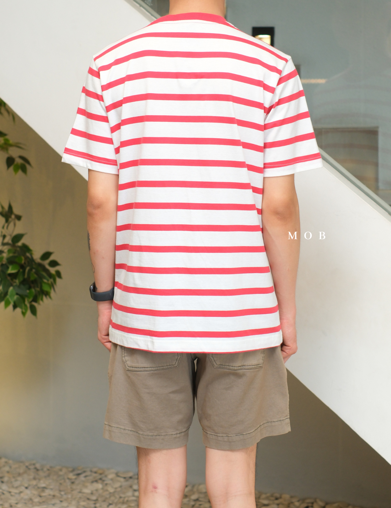 GPSST2206 Original Classic SS Tee Red Stripe