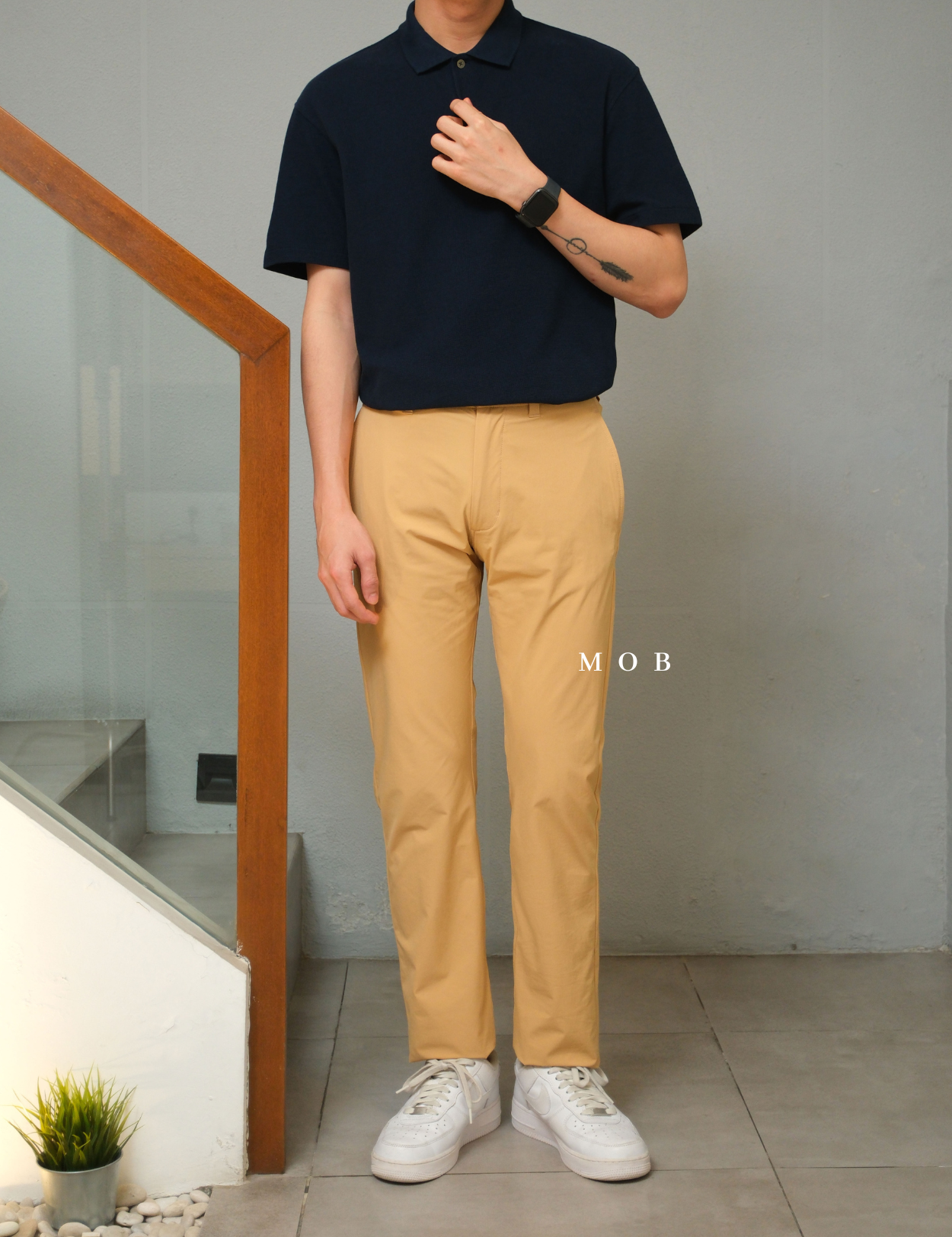 ESPPT01001 Performance Slim Pants Khaki