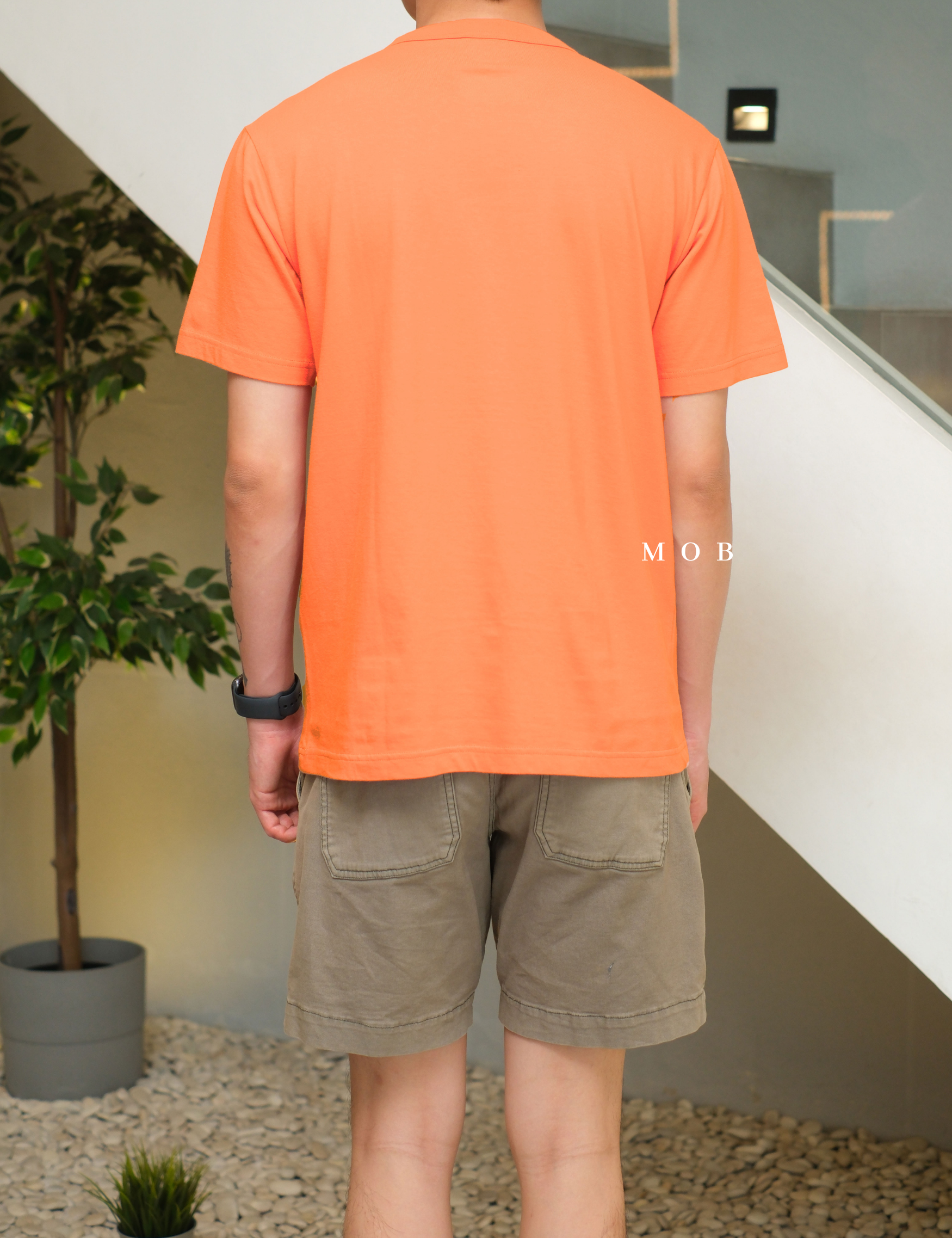 CHMPSST2402I Classic Script Logo SS Tee Orange
