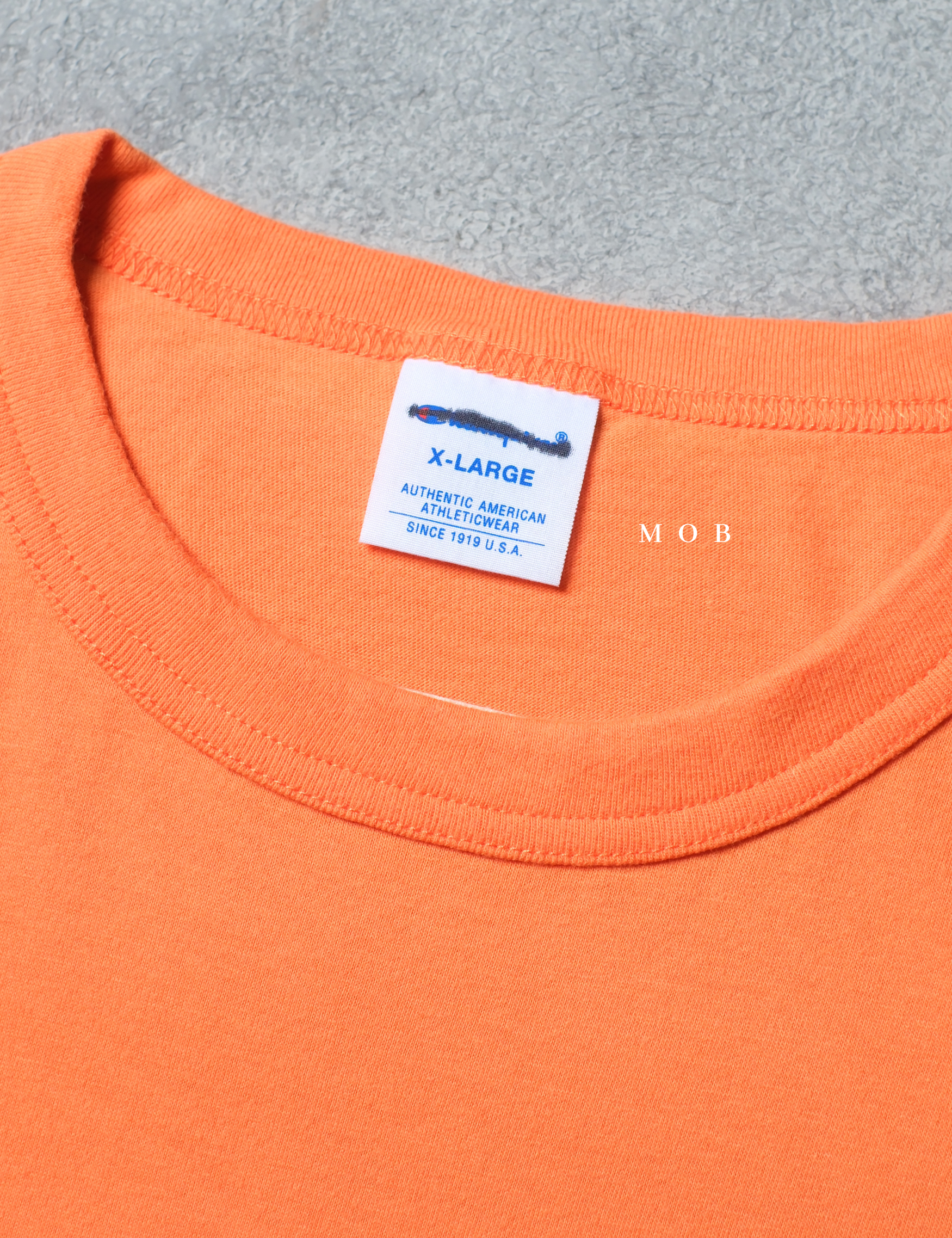 CHMPSST2402I Classic Script Logo SS Tee Orange
