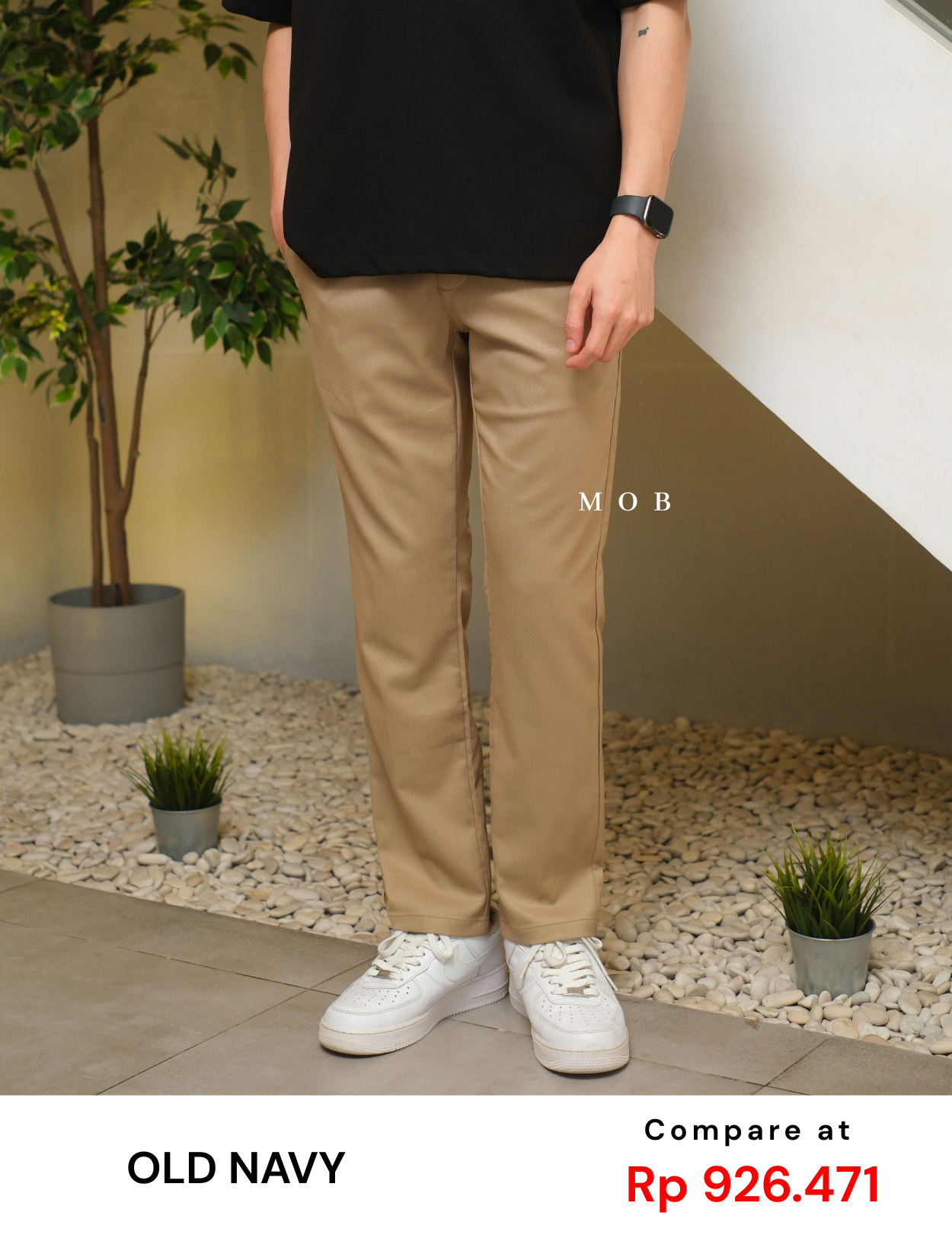 ONPT4301C Slim Dress Pants Khaki