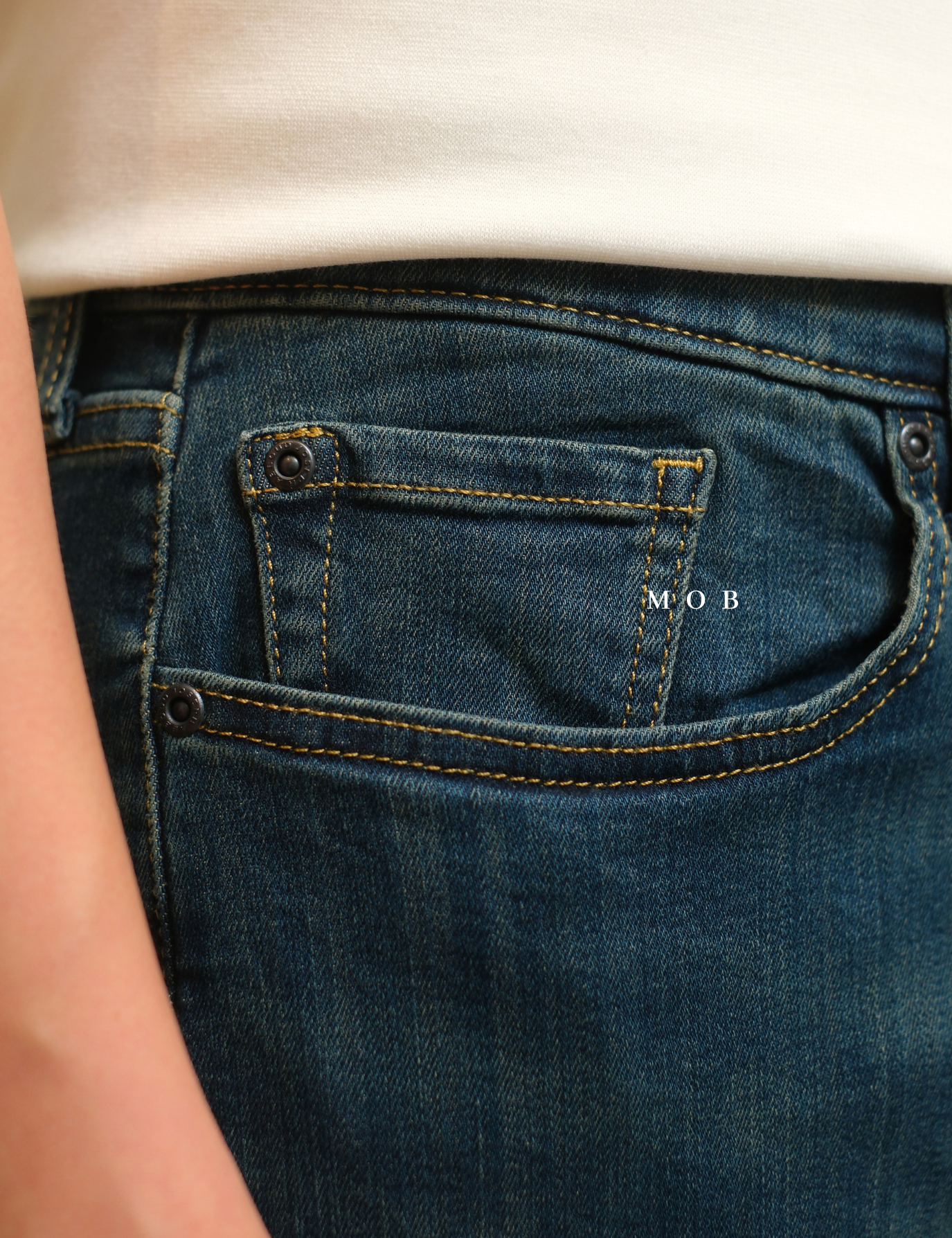 JAPT05001A CLASSIC Comfort Stretch Jeans Dark Blue