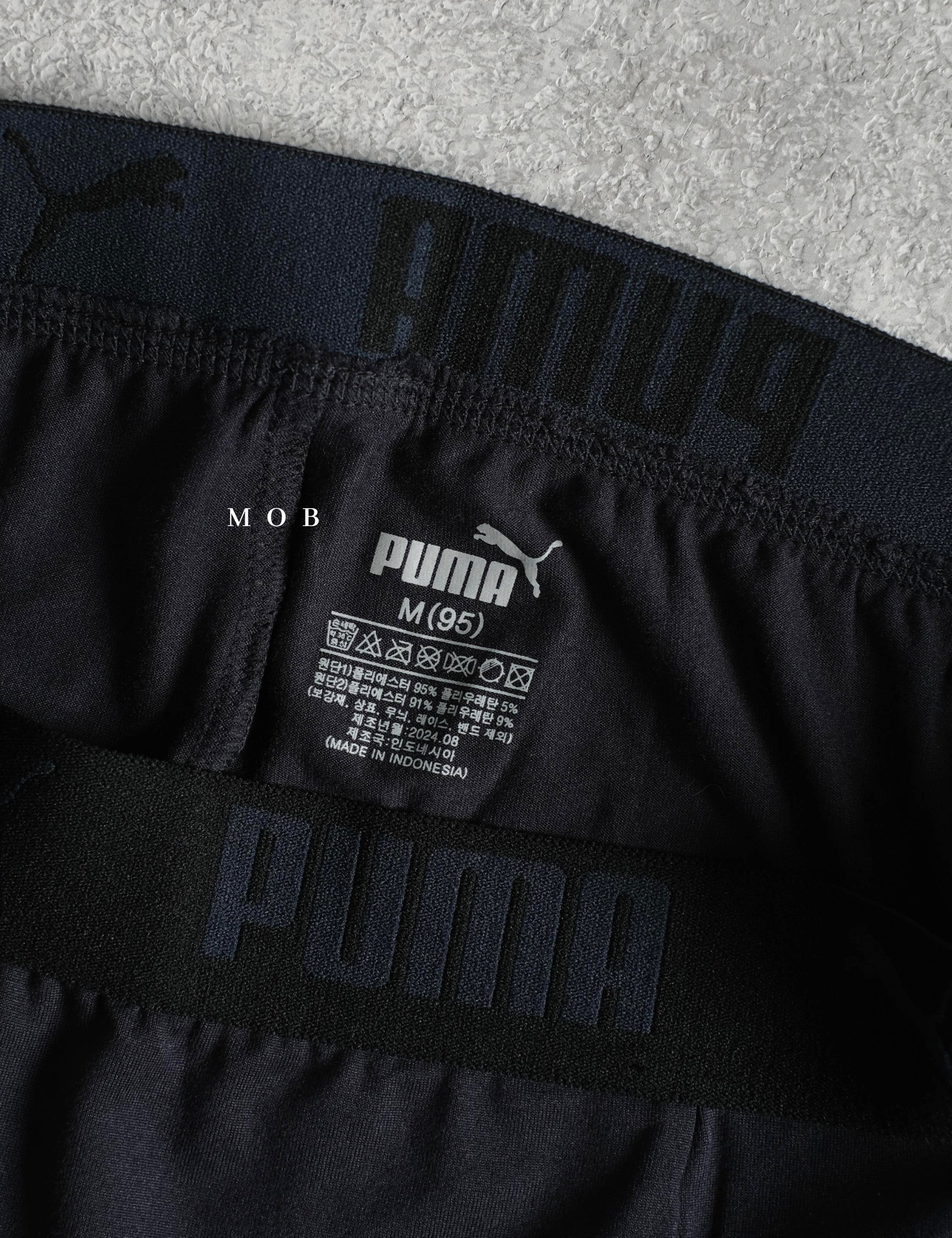 PMTG03002B Script Logo Tights Navy